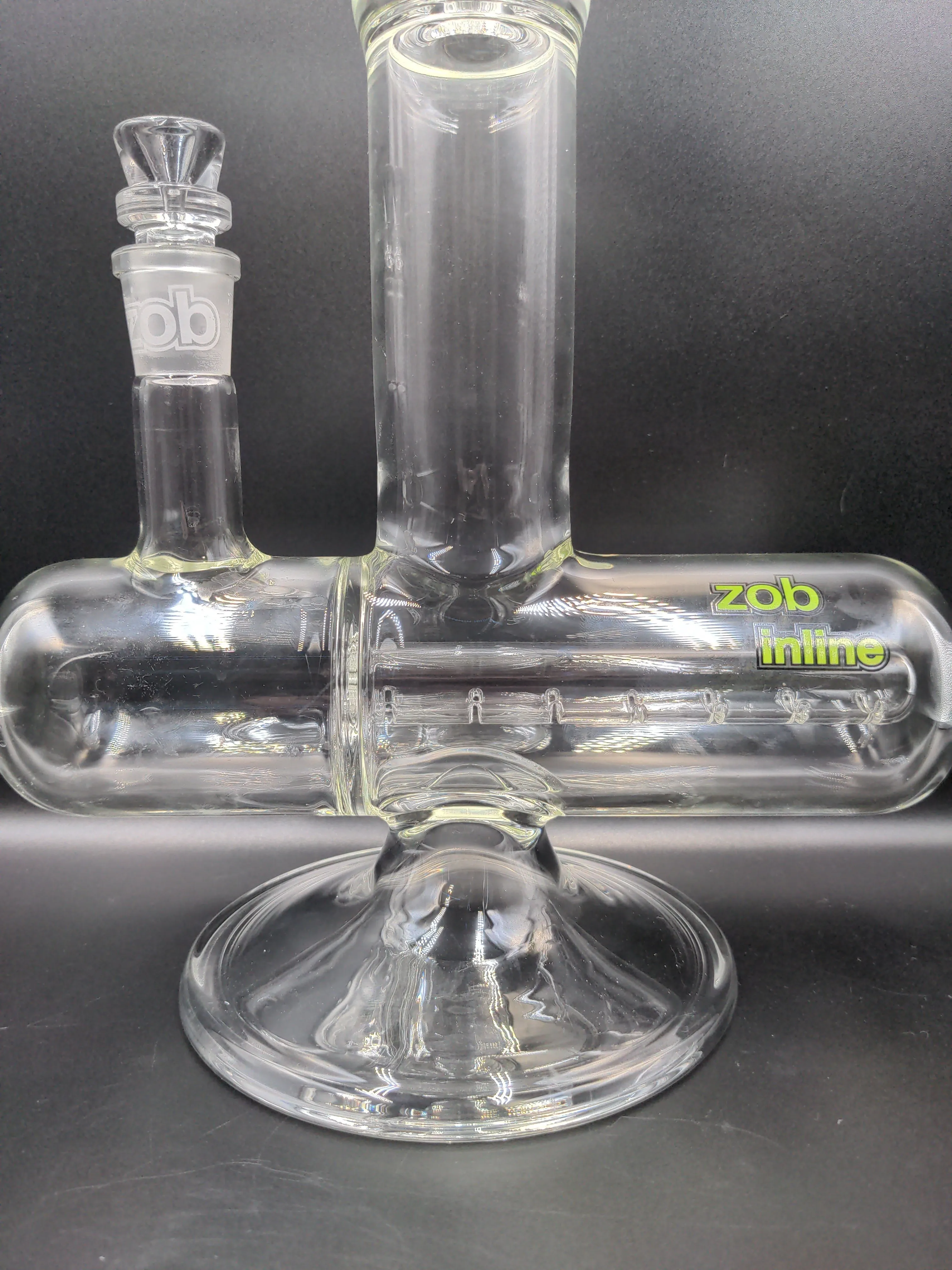 18 Zob Glass Bong w/ Inline and Tree Percs