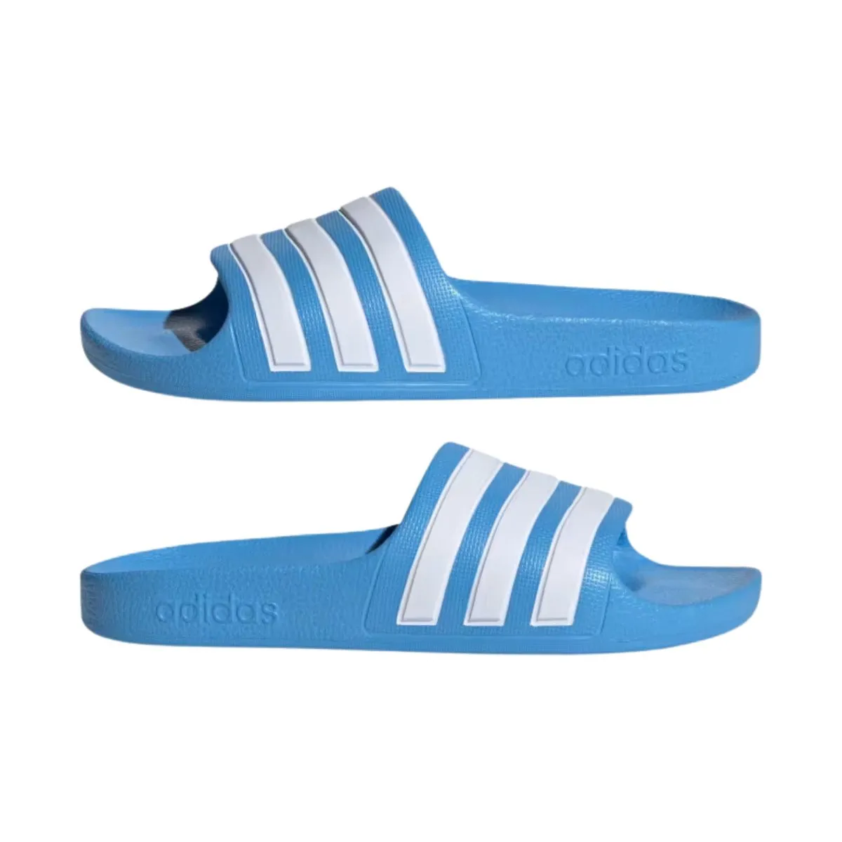 Adidas Boy's Adilette Blue Burst/Cloud White/Blue Burst