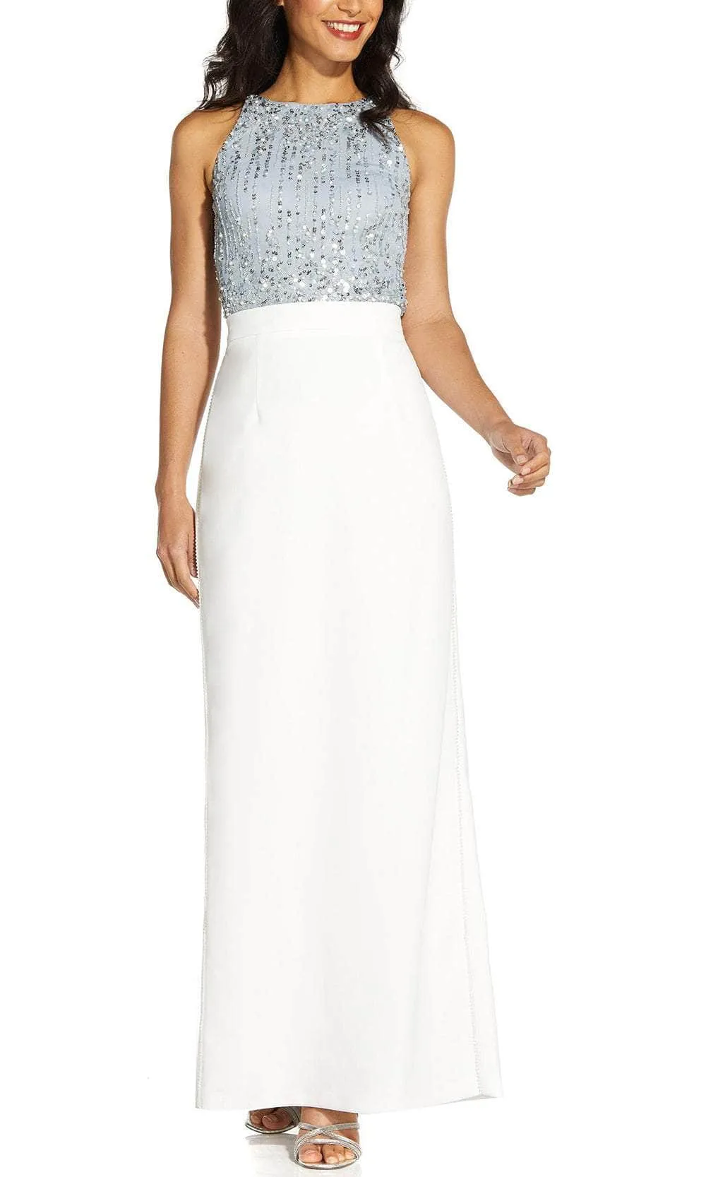 Adrianna Papell AP1E208420 - Sequin Bodice Evening Dress