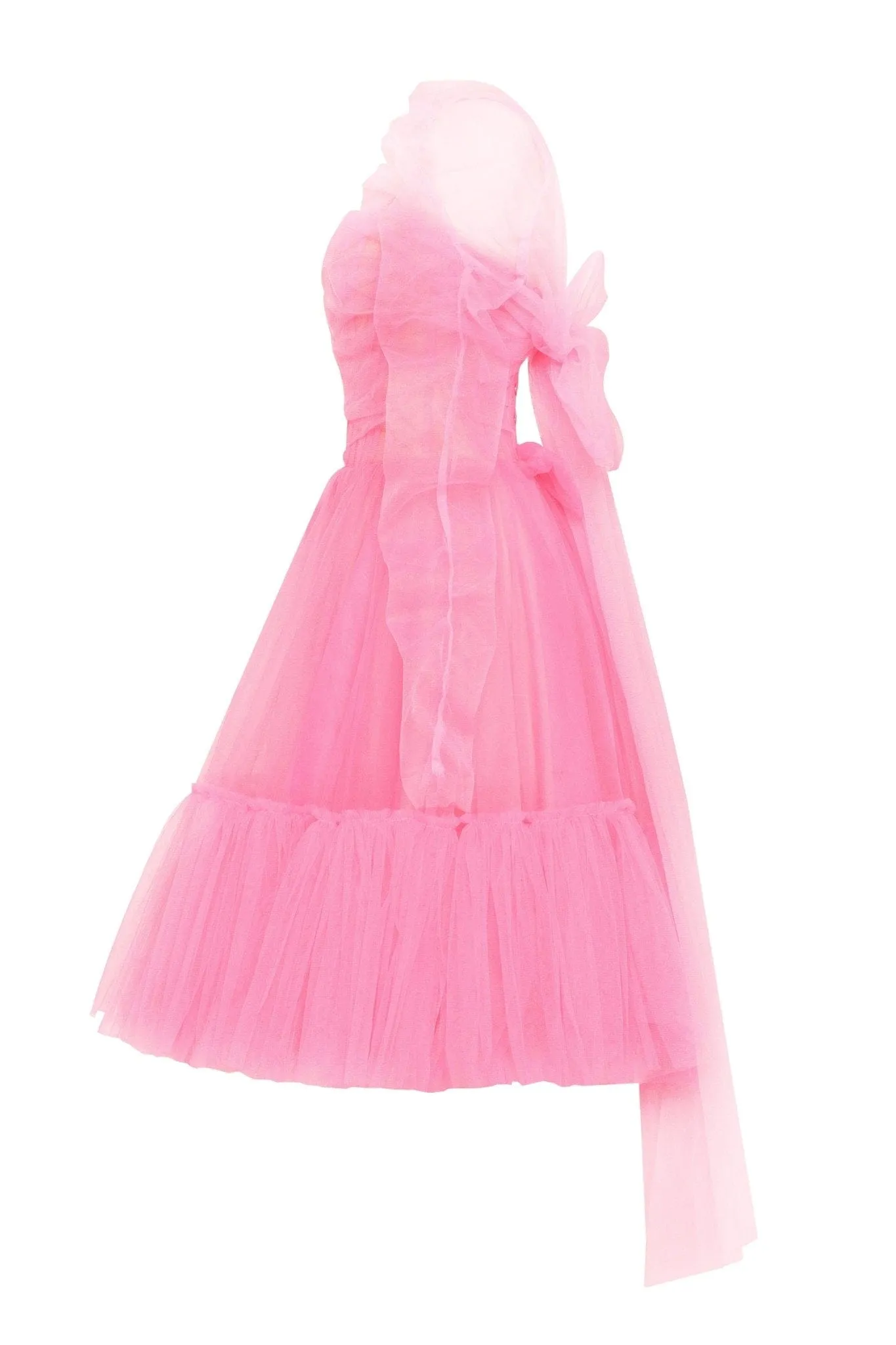 All-In-Pink bustier tulle dress