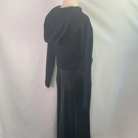 AlysiNWTBlack Maxi Dress with Hood