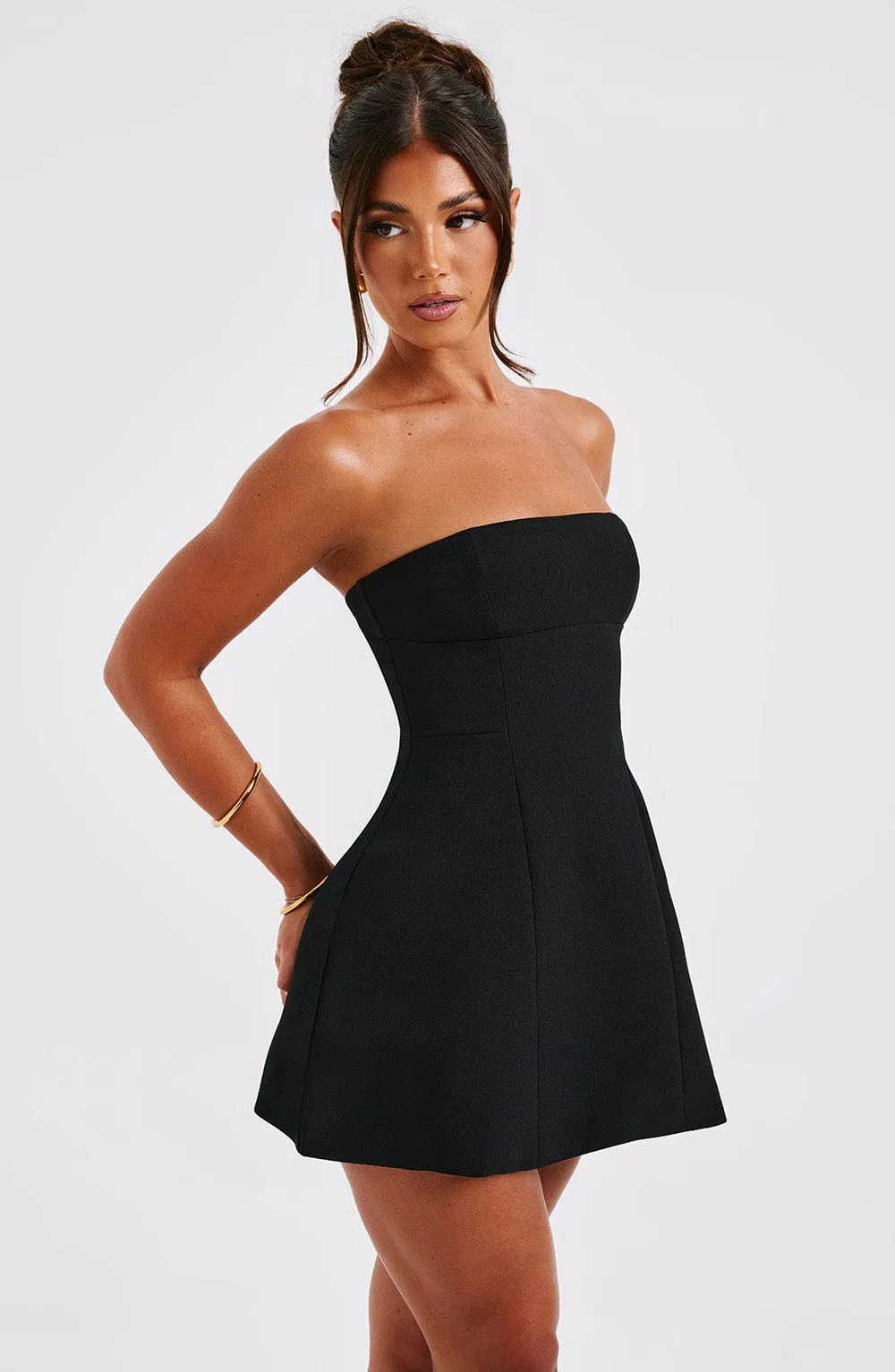 Asha Mini Dress - Black