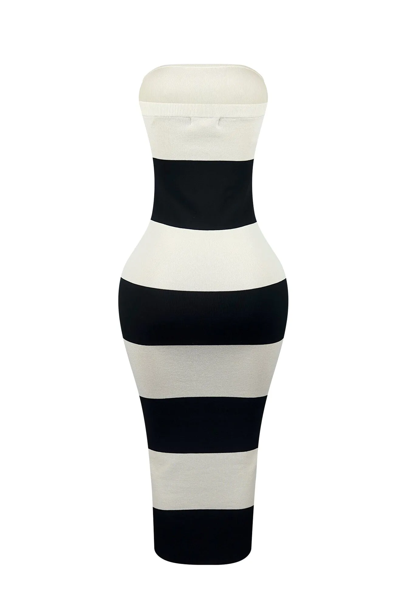 Aviana Kint Tube Midi Dress