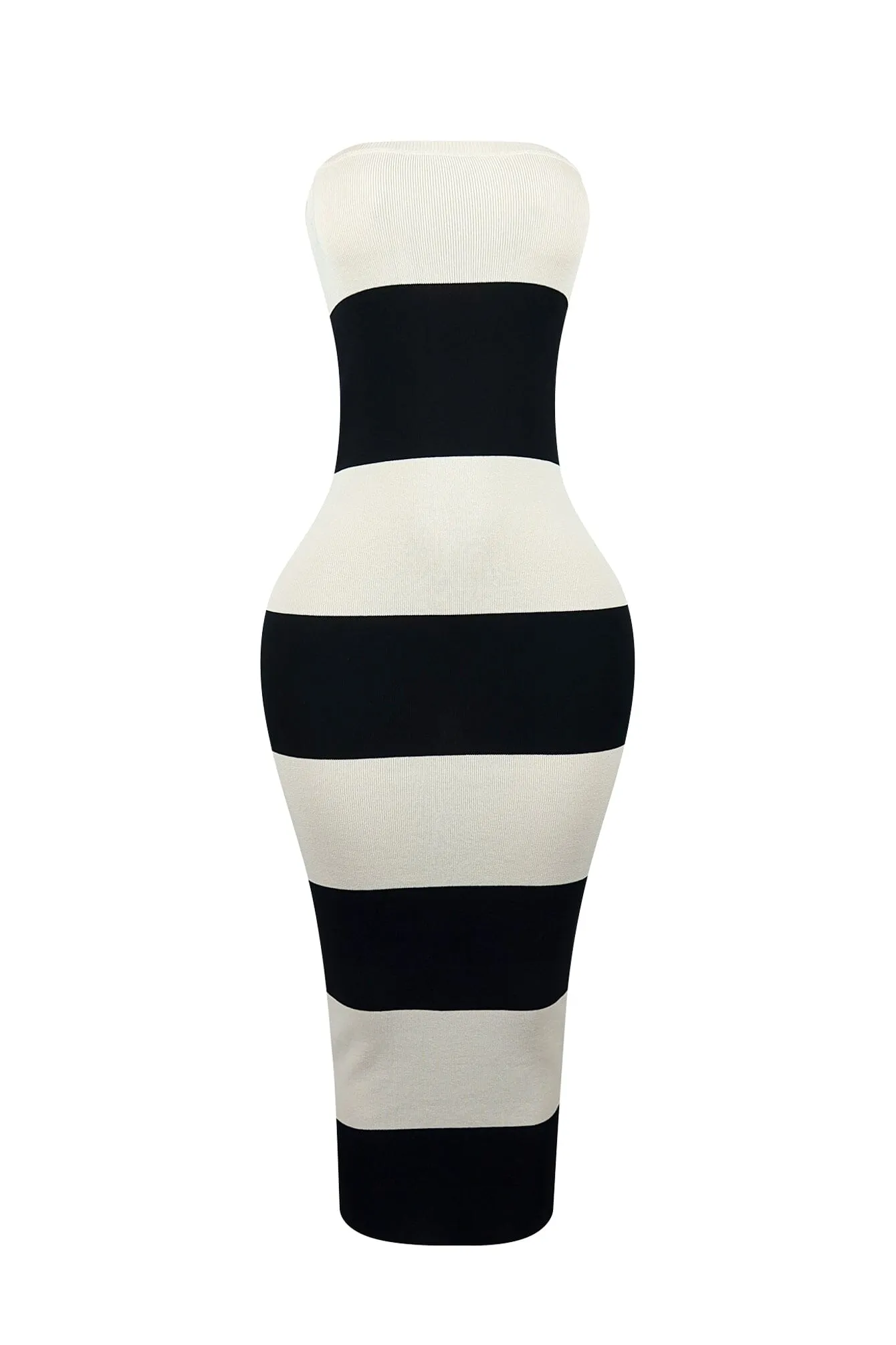 Aviana Kint Tube Midi Dress