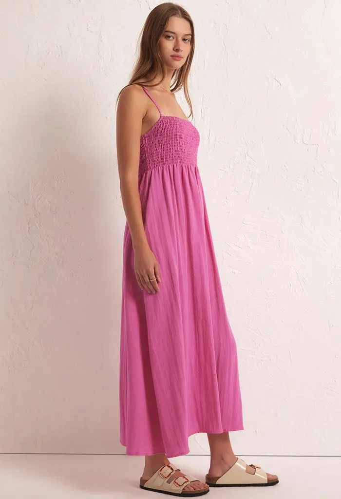 Beachside Midi Dress-Heartbreaker Pink