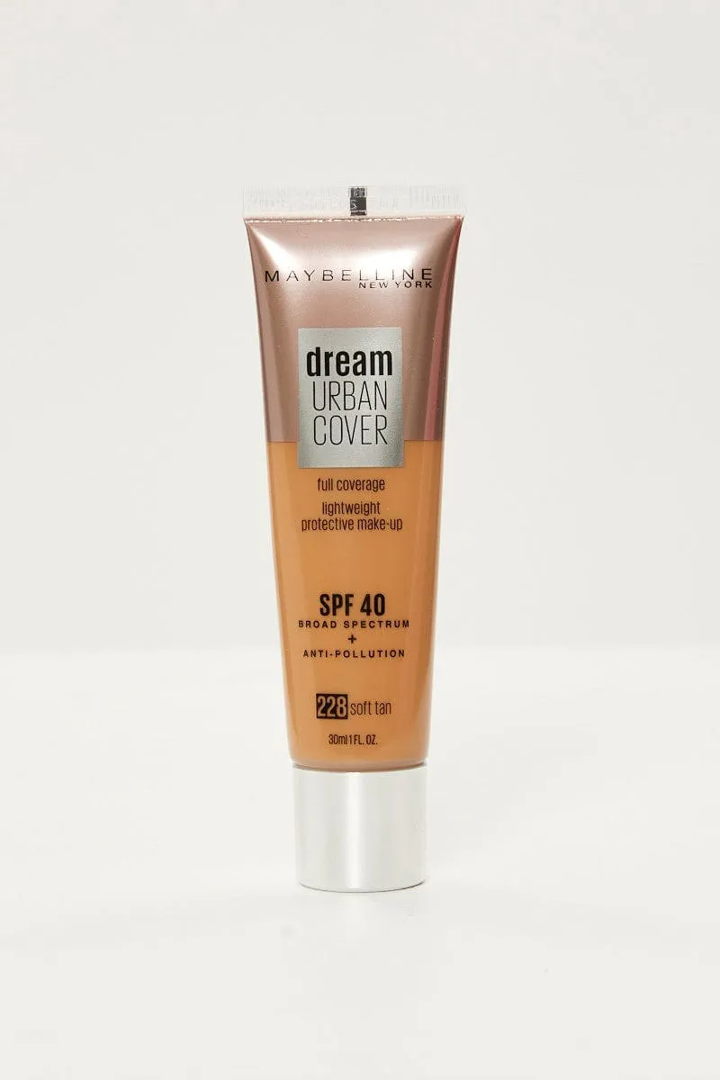 Beige Maybelline Dream Urban Foundation Tan