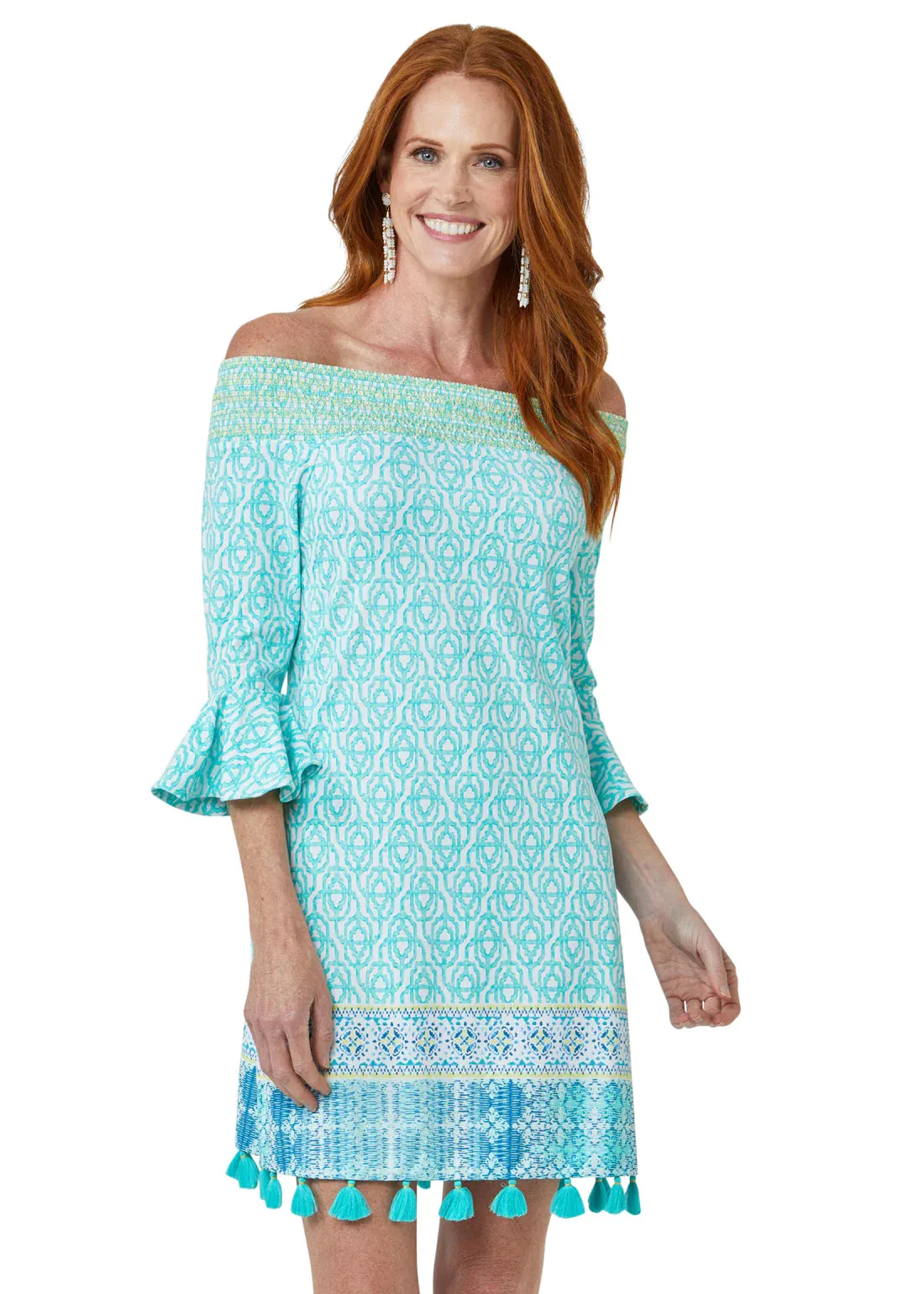 Cabana Life Coverluxe Smocked Dress