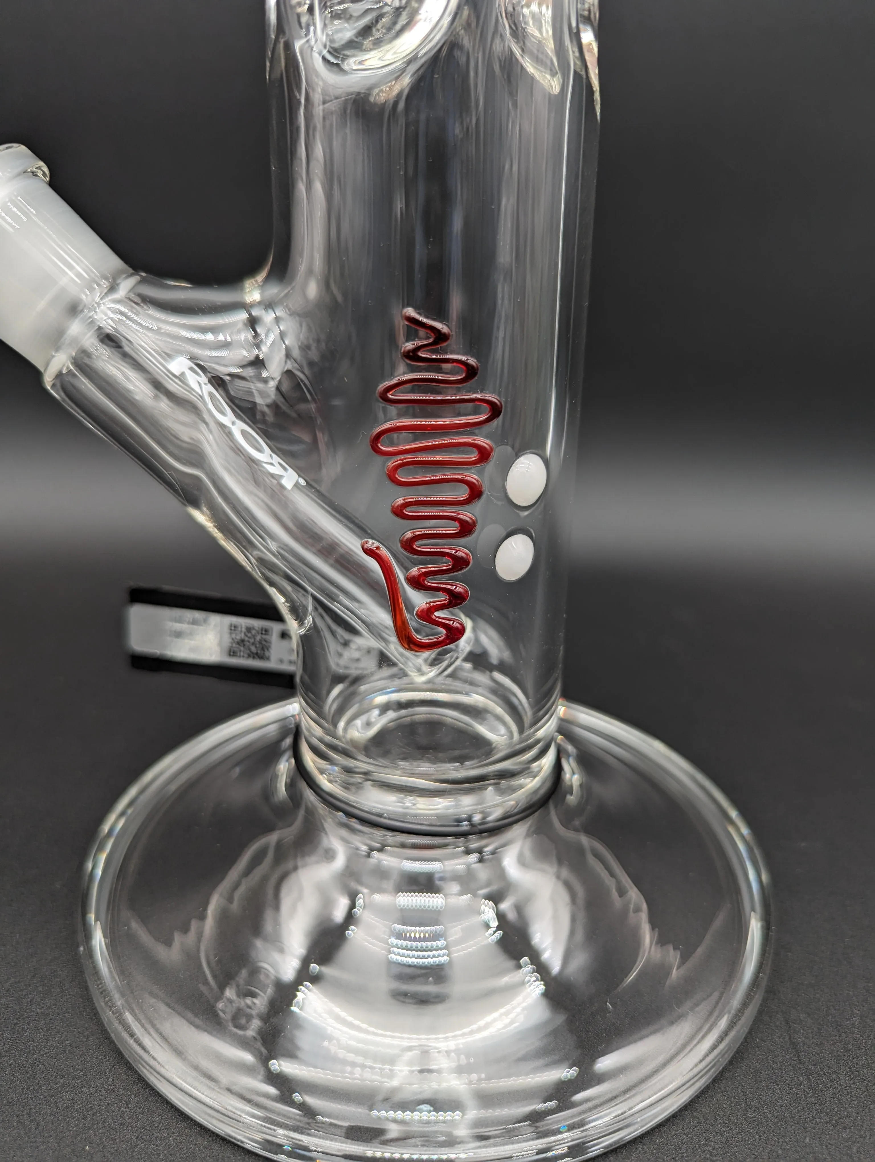 Candy Cane RooR Straight Tube Bong 18