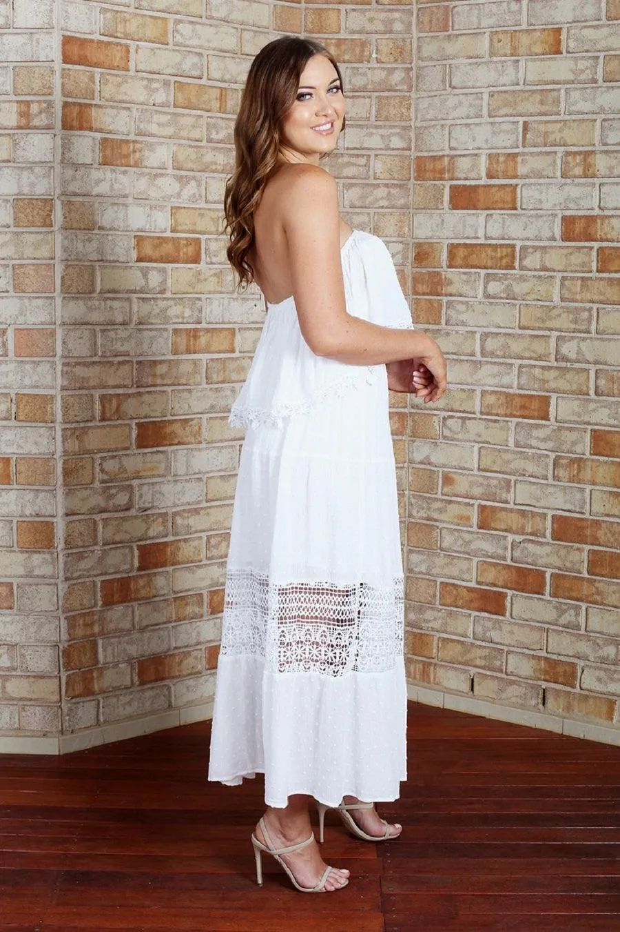 Casey Maxi Dress - White