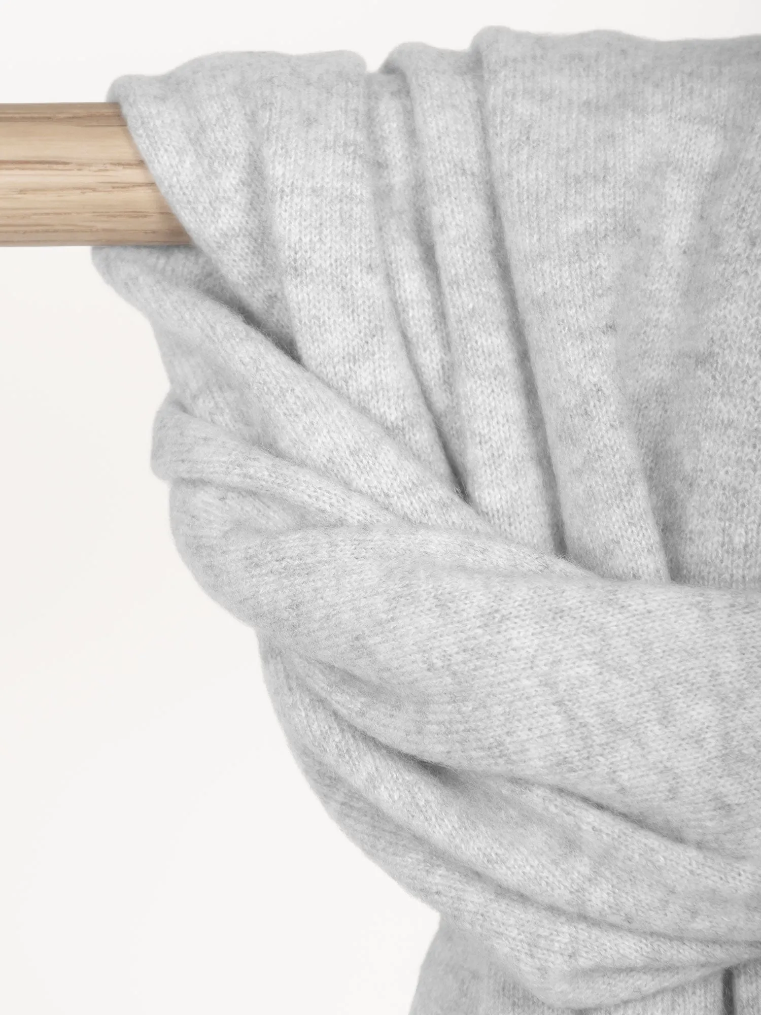 Cashmere scarf "Urban" - light grey