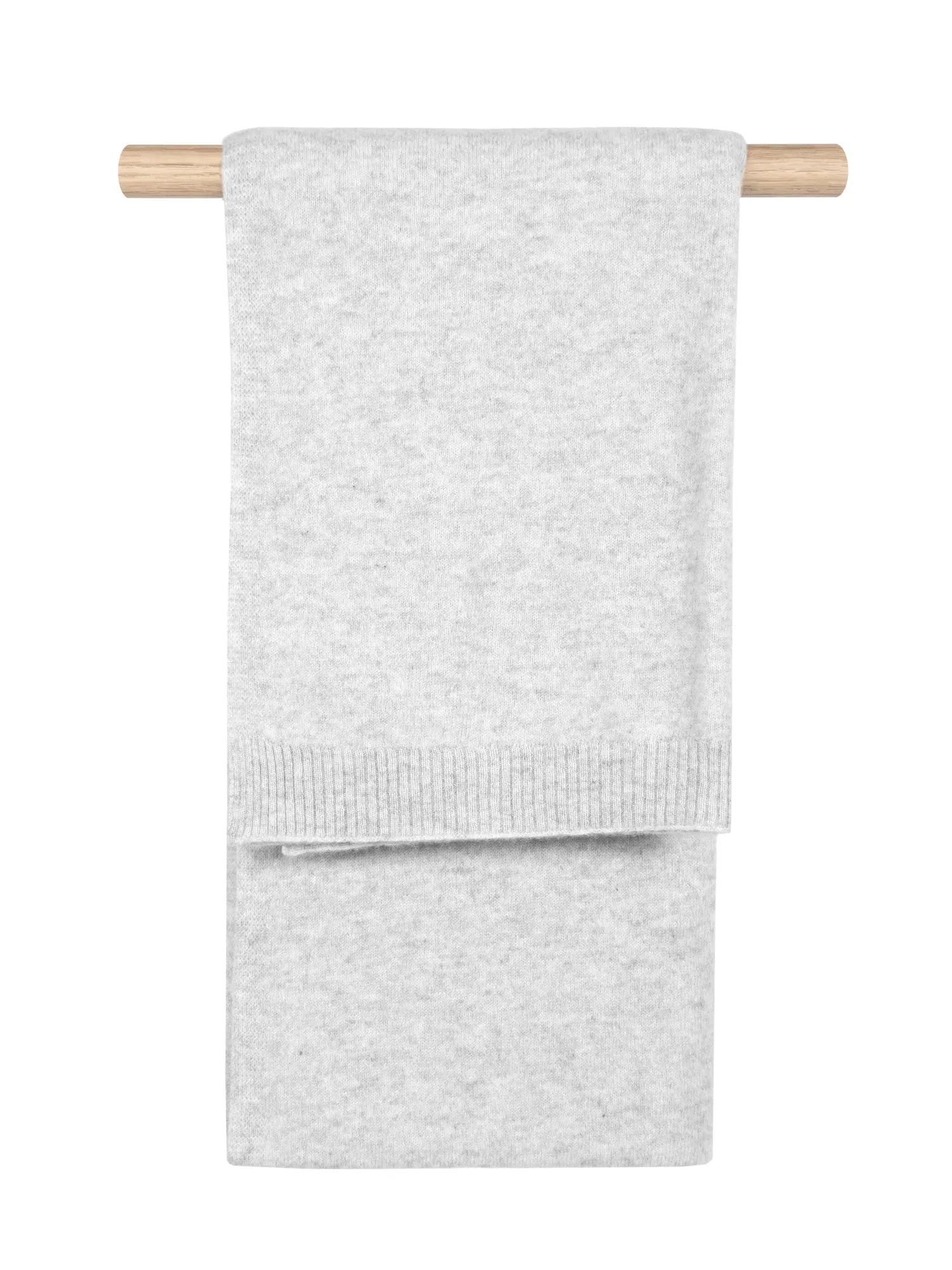 Cashmere scarf "Urban" - light grey