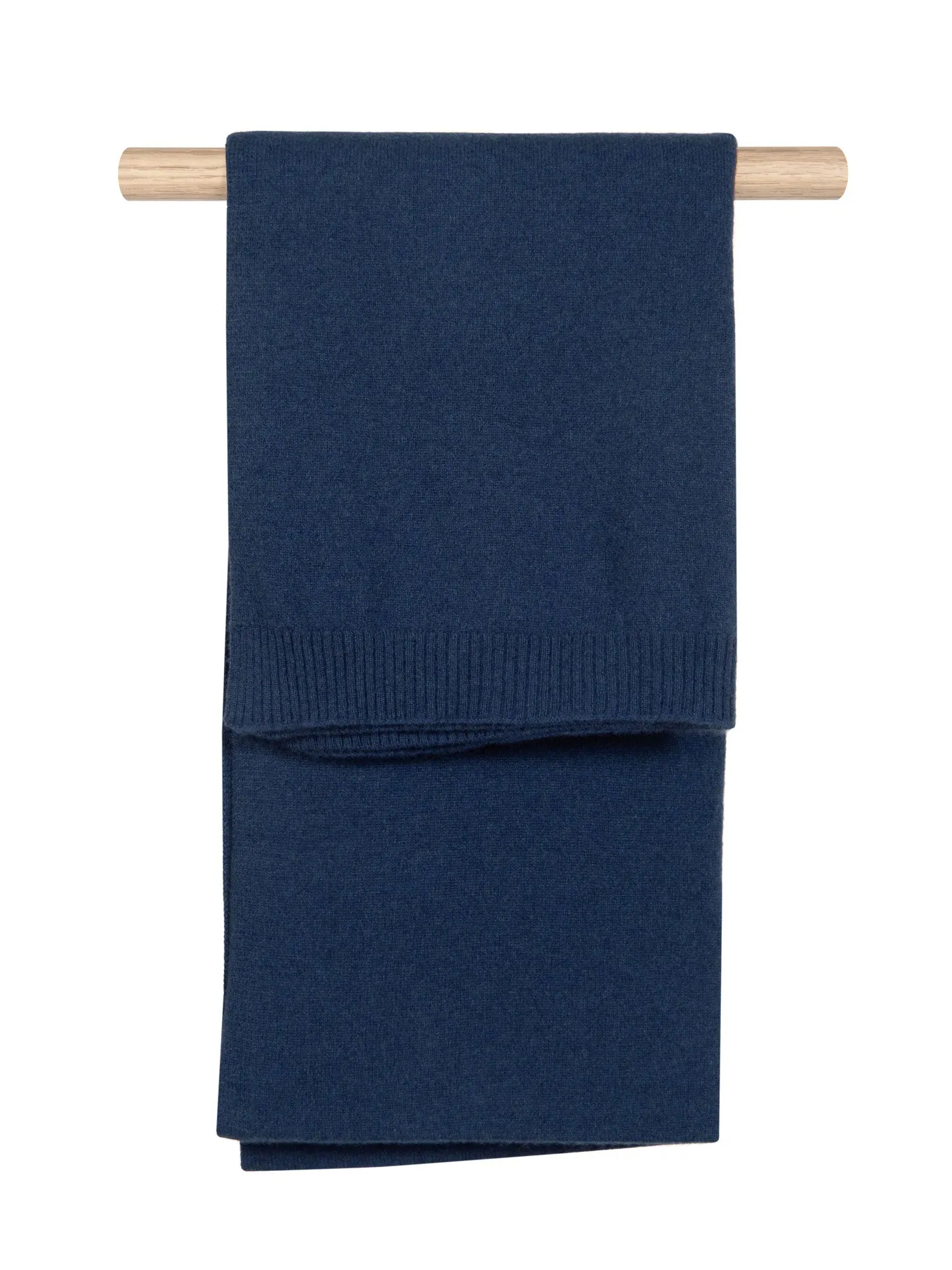 Cashmere scarf "Urban" - mountain blue