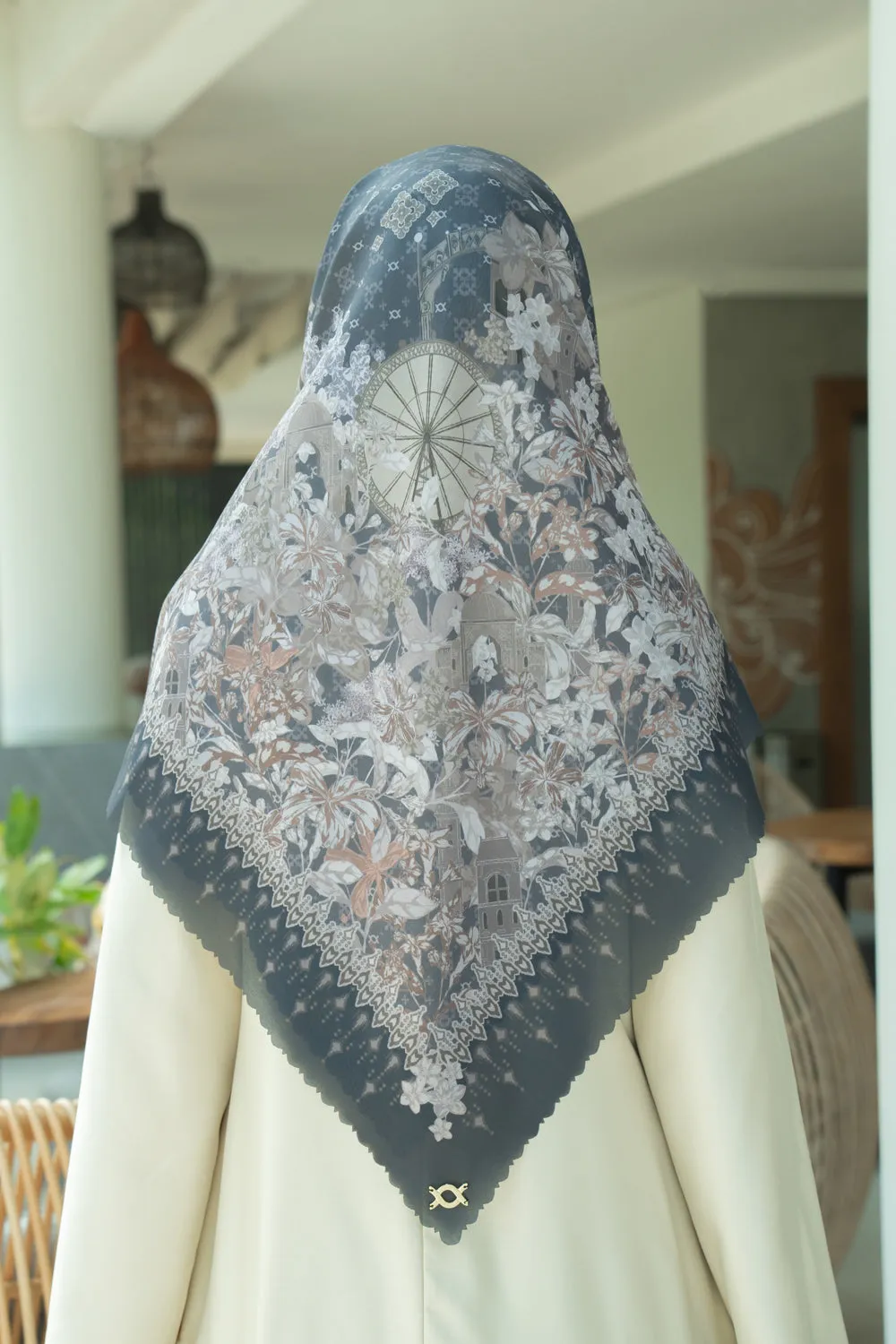 Cassia Scarf Syar'i Urban Truffle