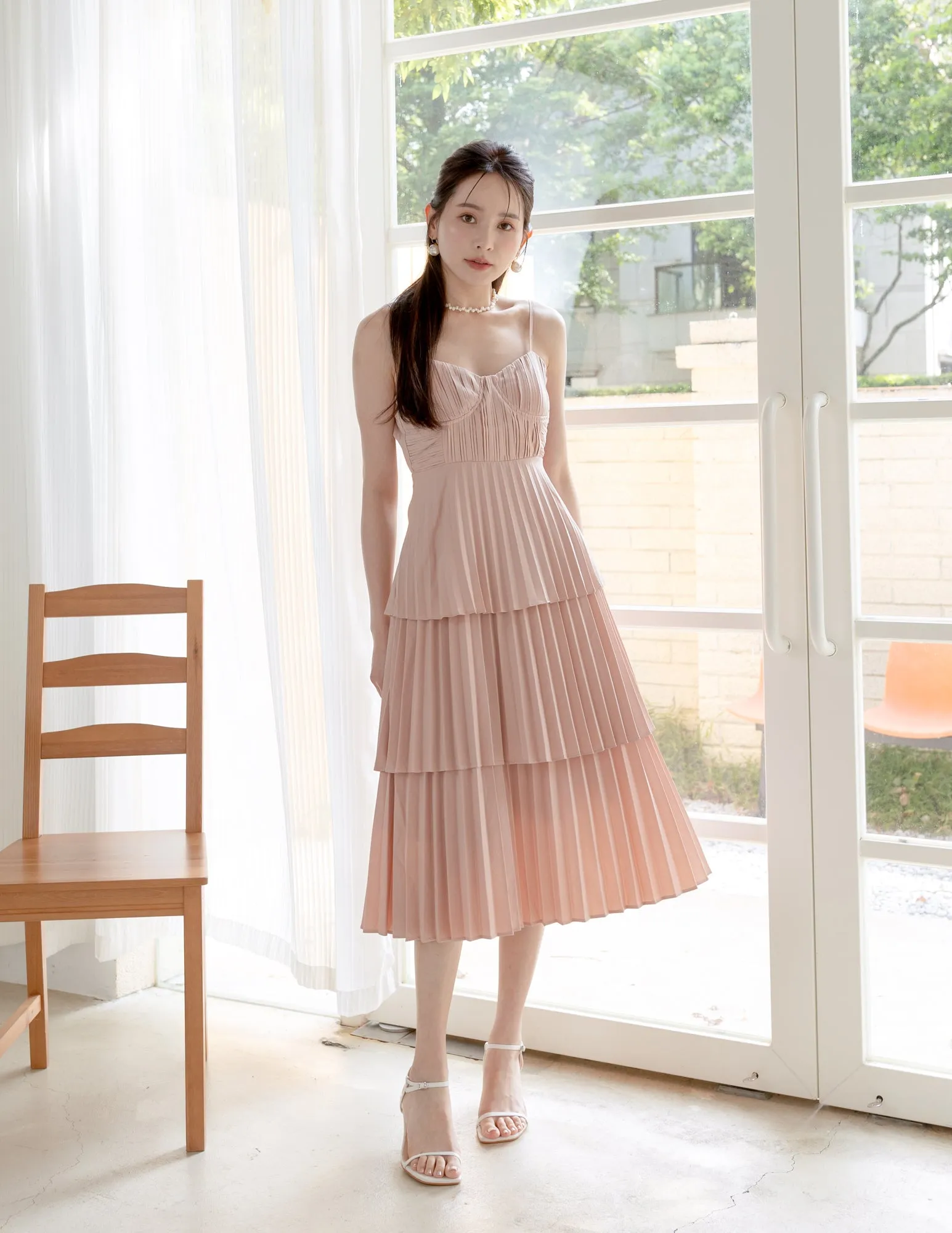 Celine Dress in Dusty Pink