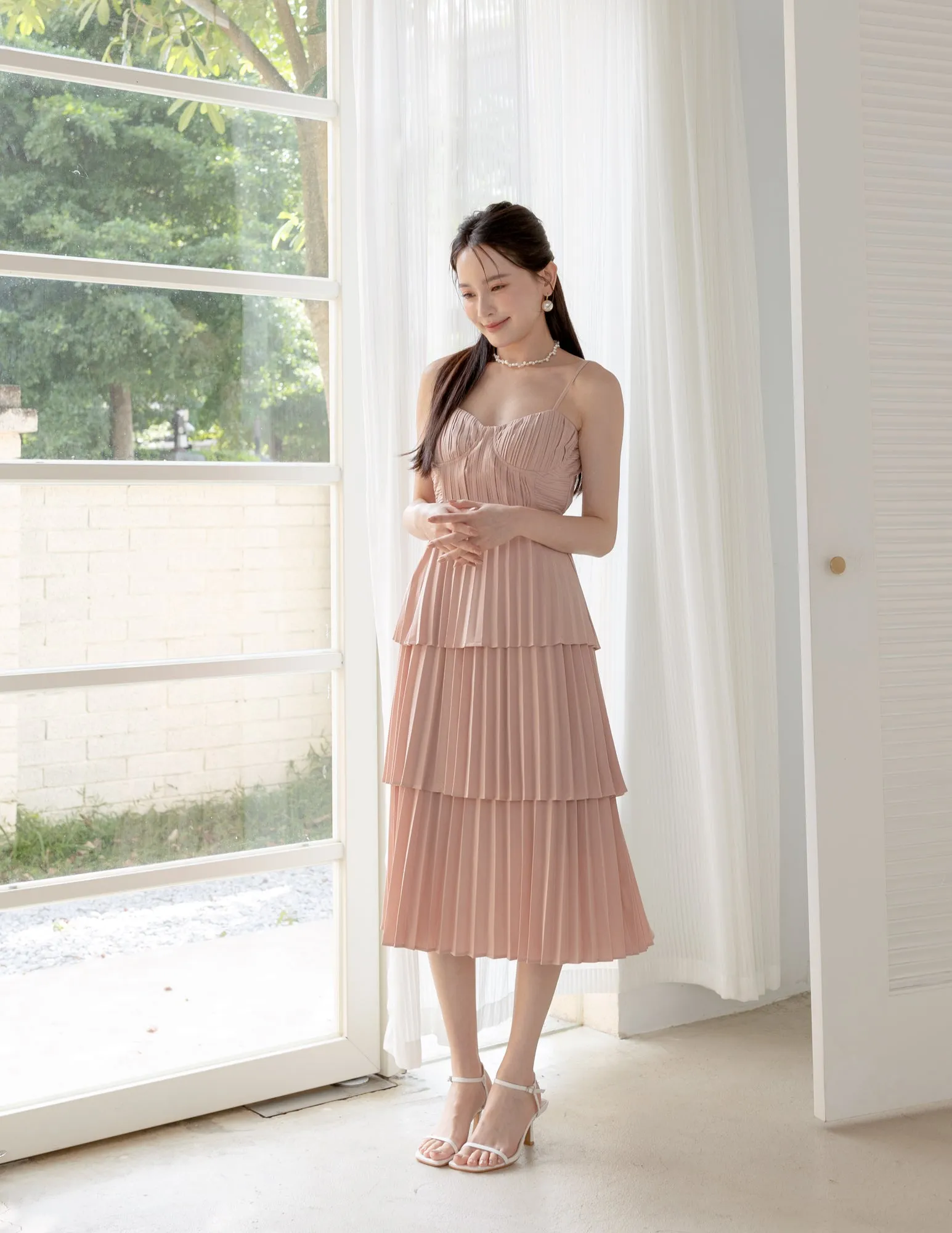 Celine Dress in Dusty Pink