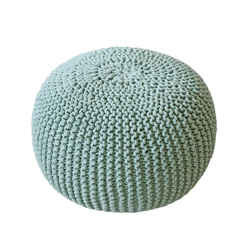 Chunky Knit Pouf