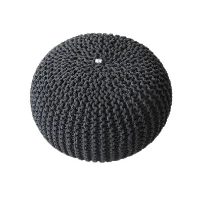 Chunky Knit Pouf