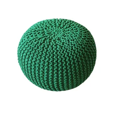 Chunky Knit Pouf