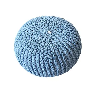 Chunky Knit Pouf