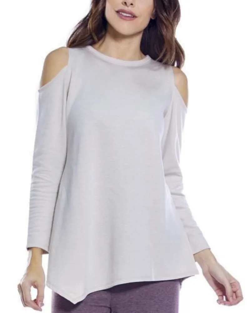 Cold Shoulder Long Sleeve Top - FINAL SALE