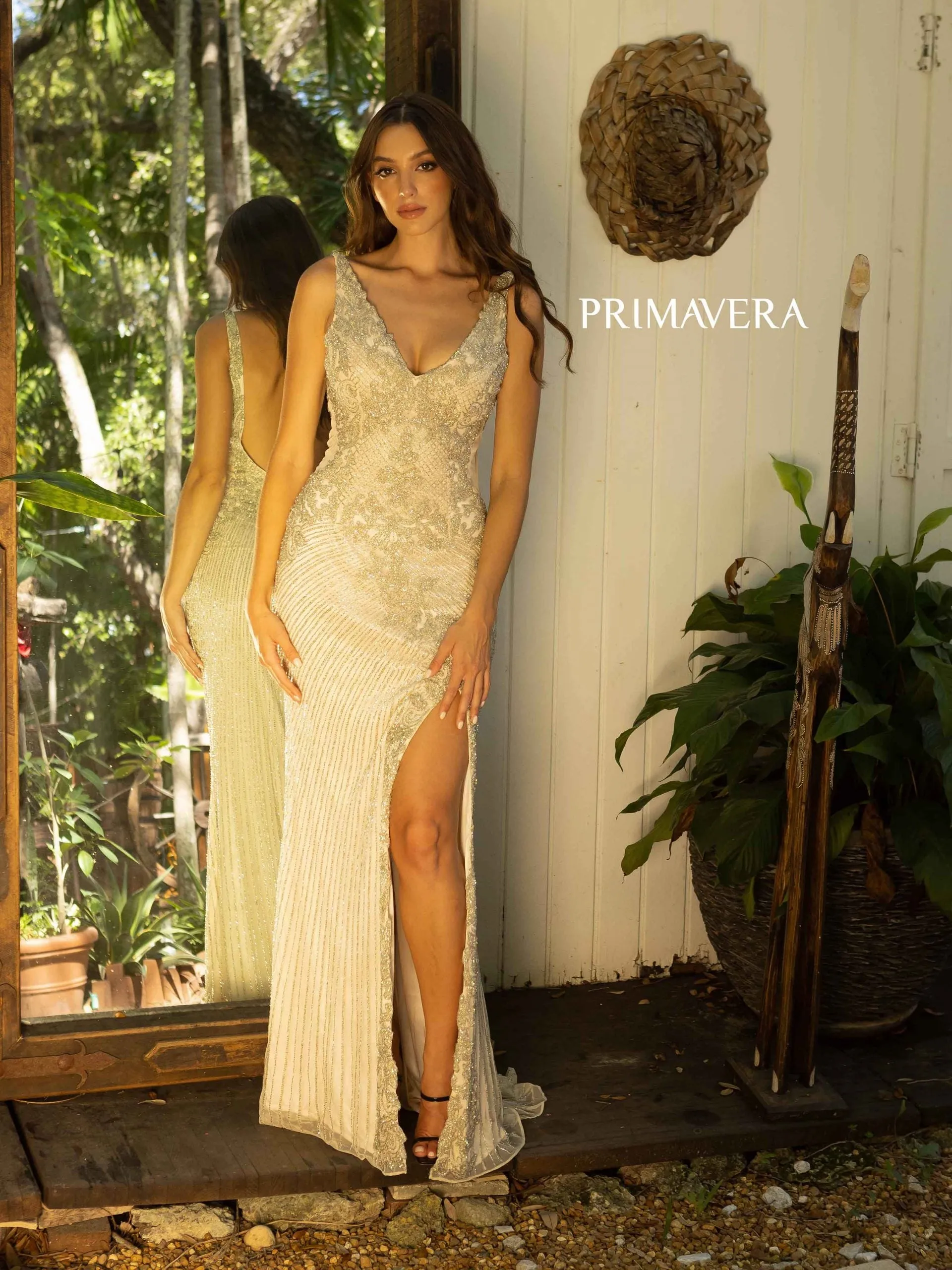 Dedvina | Beaded Evening Gown | Primavera 12065