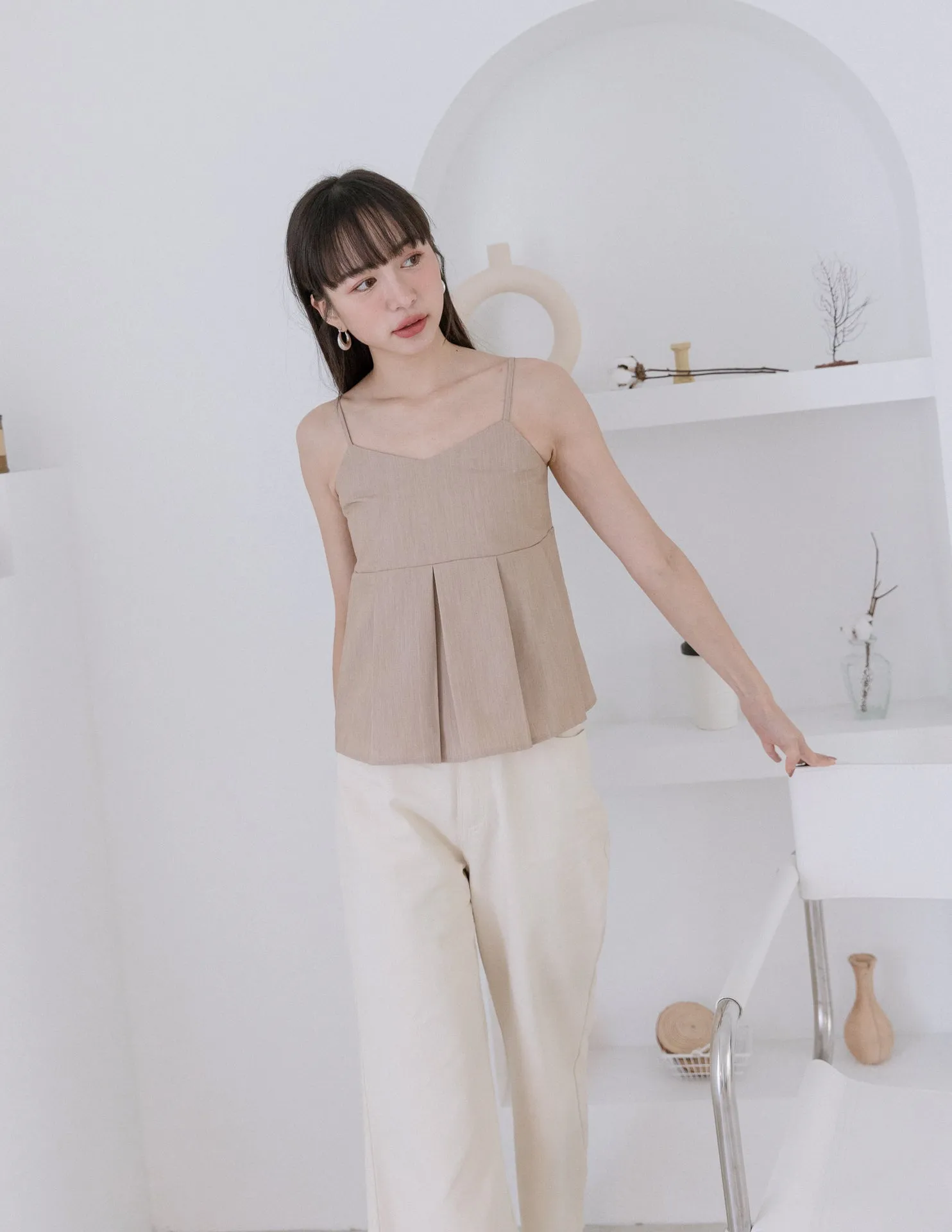 Emry Top in Khaki