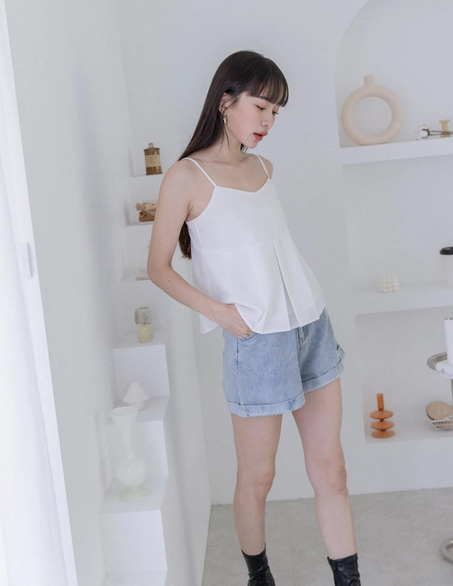 Emry Top in White