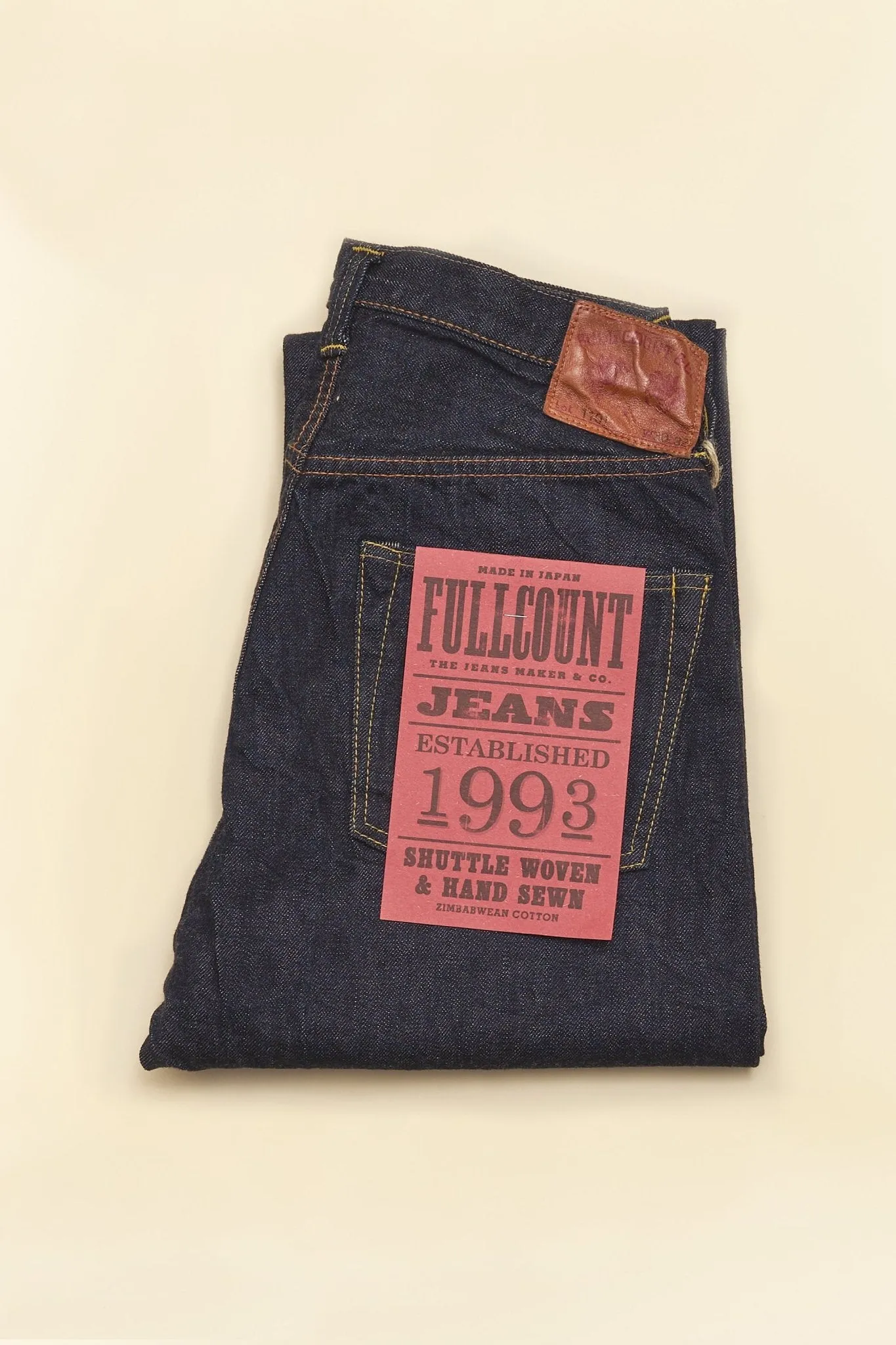 Fullcount 1101 Straight Selvedge Denim - 13.7oz