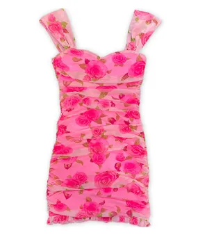 Katie J NYC Girls Rose Mesh Joey Dress