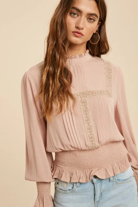 Lauren Blouse in Dusty Mauve