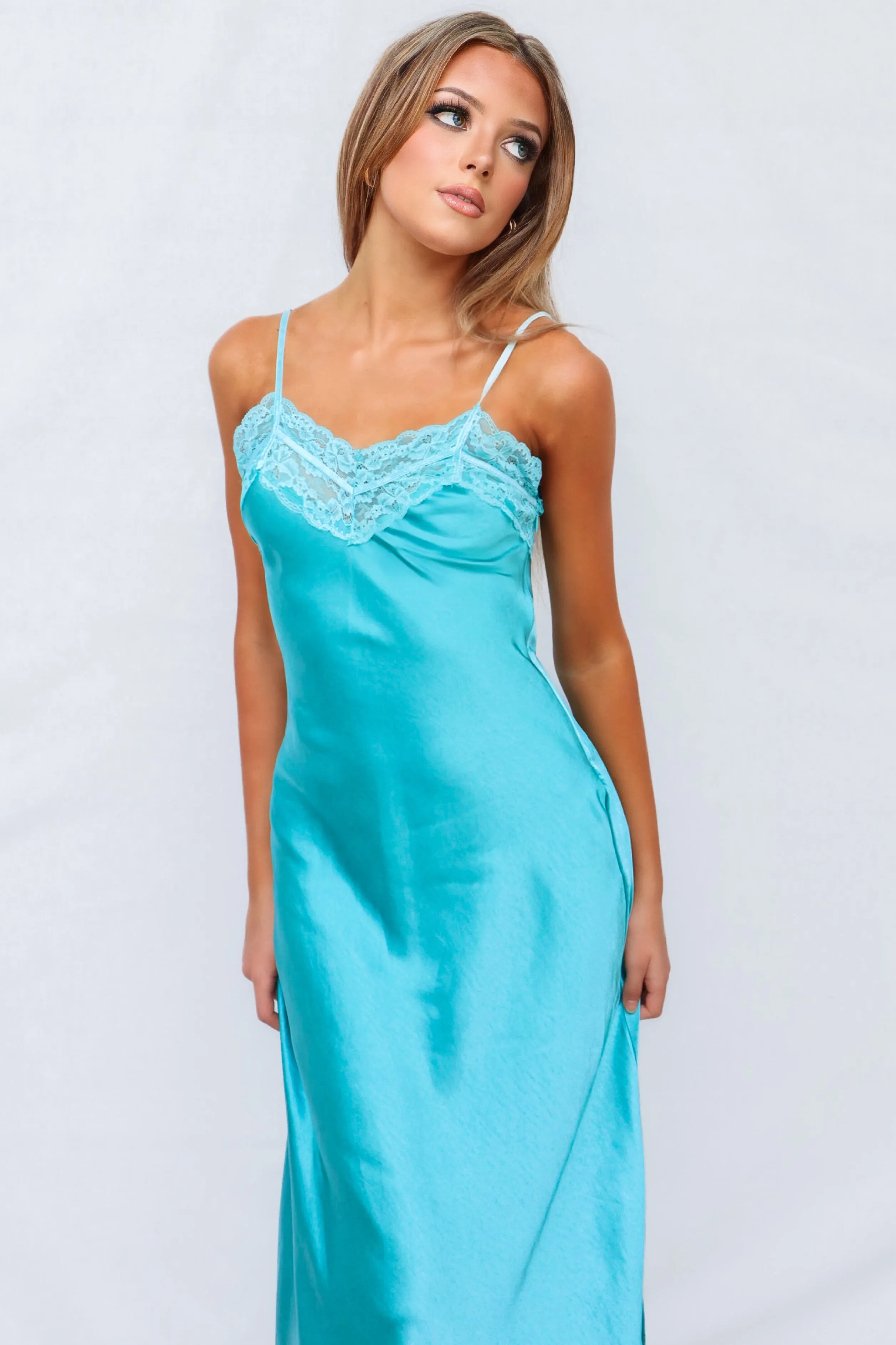 Lene Maxi Dress - Aqua