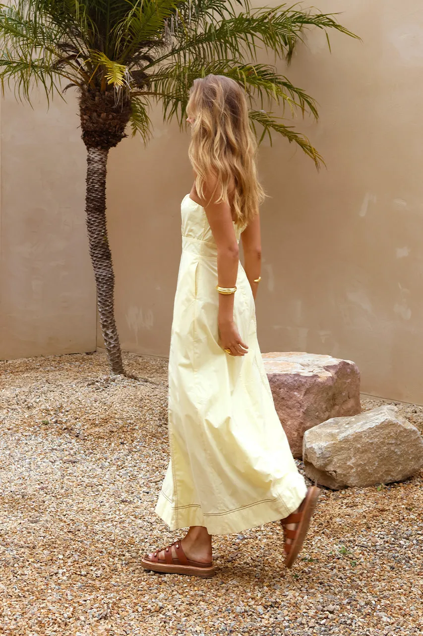 Louise Maxi Dress | Lemon