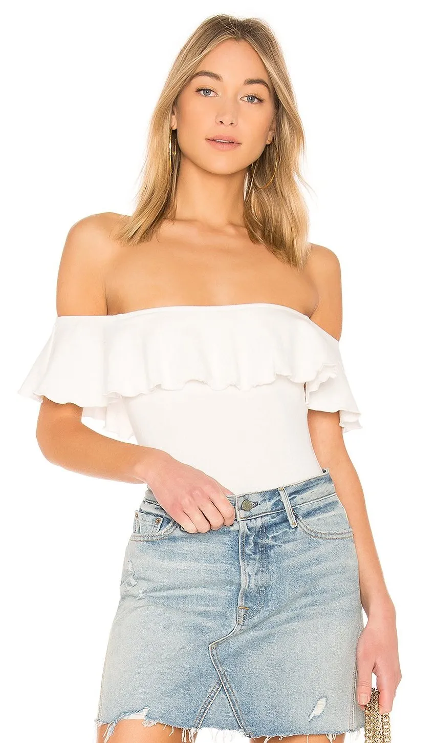 Lovers   Friends Smith Off Shoulder Bodysuit