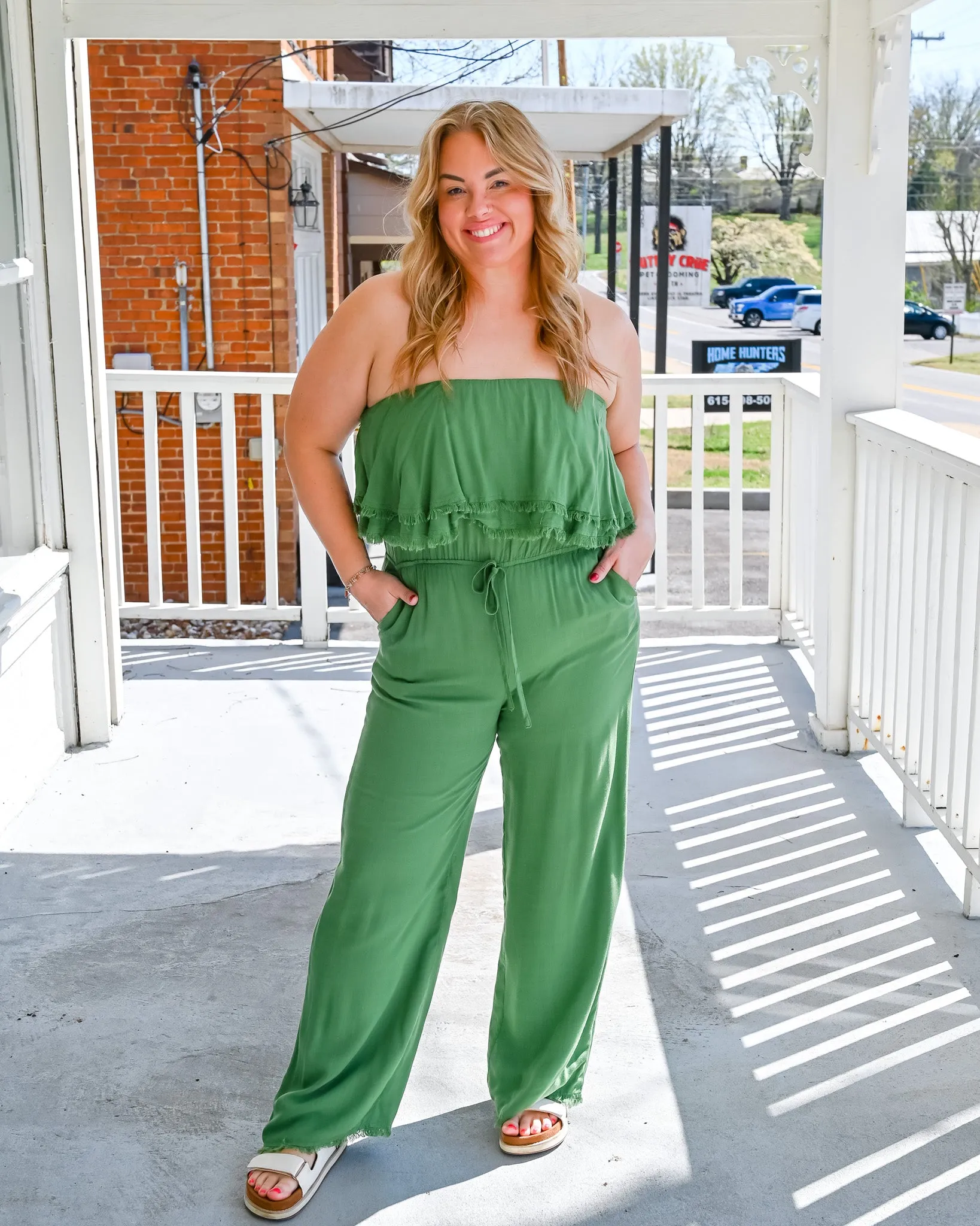 Make A Way Strapless Jumpsuit