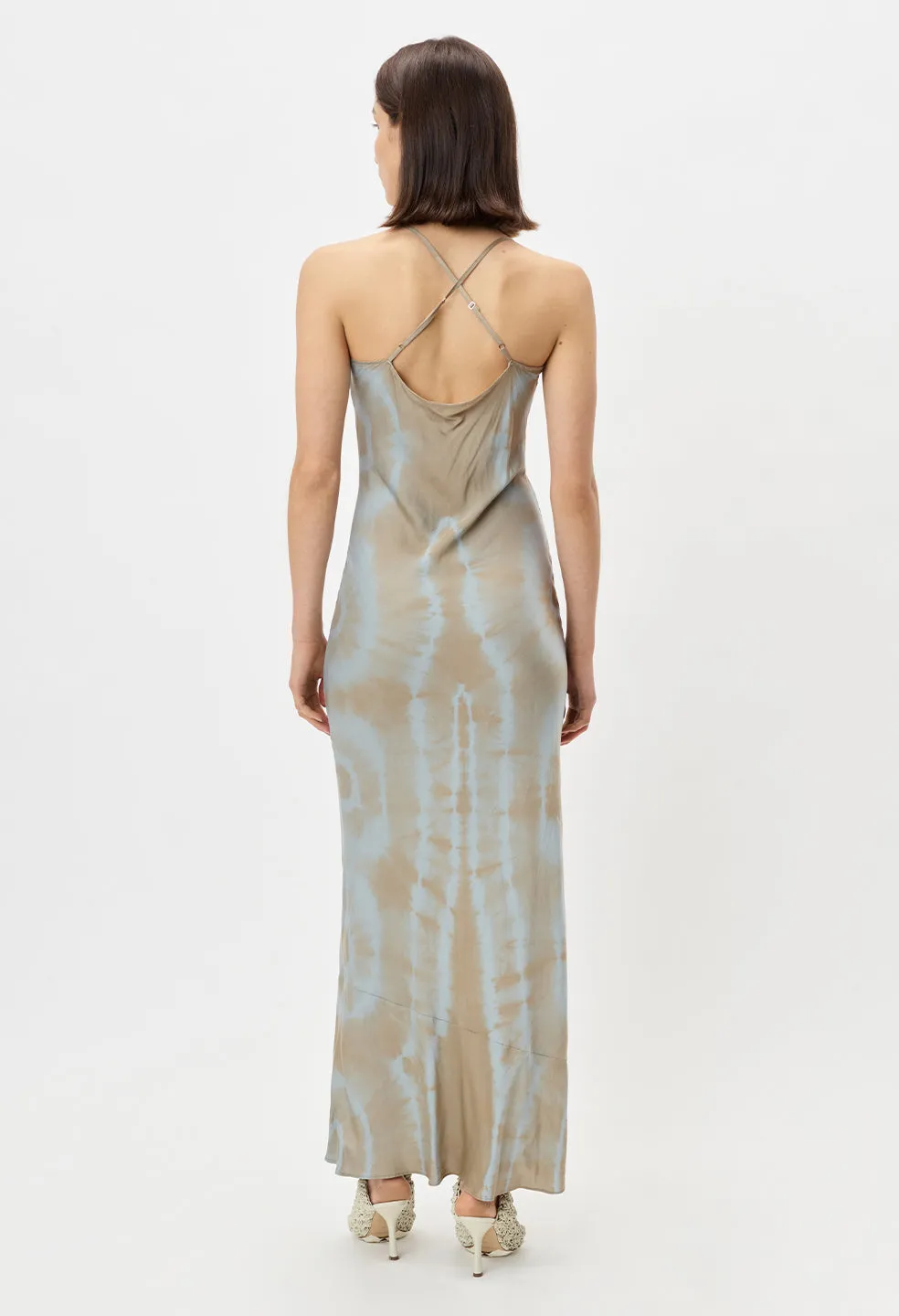 Midi Slip Dress / Thyme X Cement