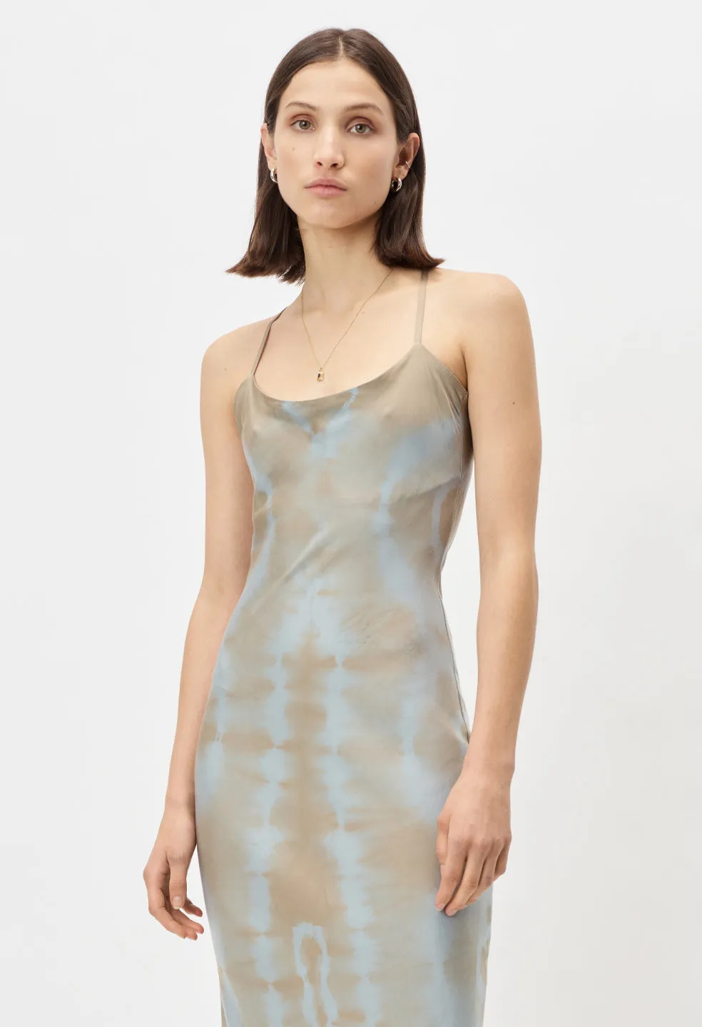 Midi Slip Dress / Thyme X Cement