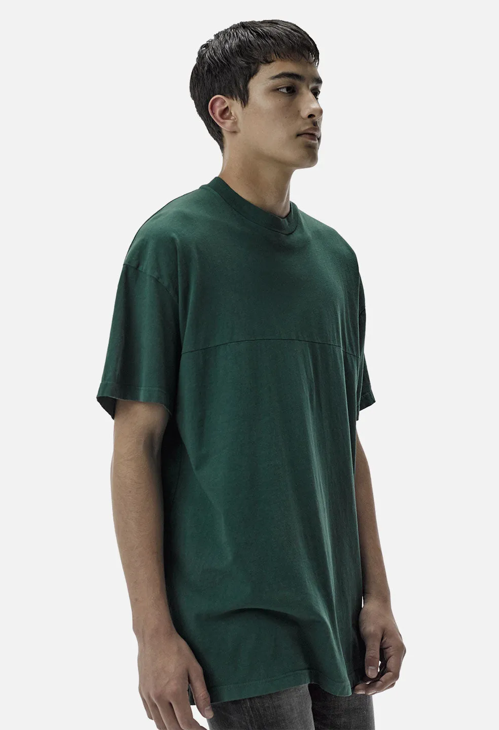 Mock Panel Tee / Forest