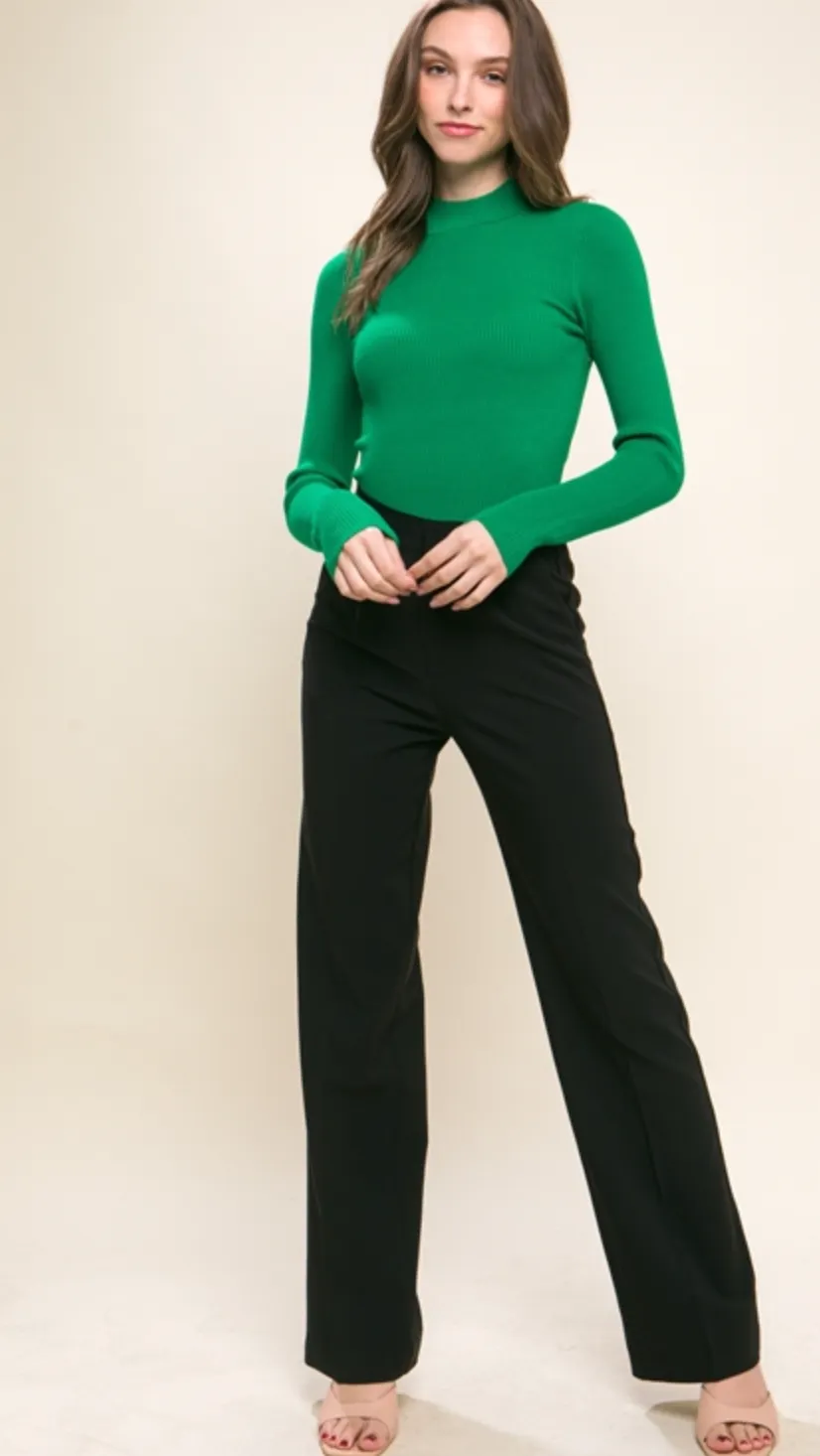 Mock Sweater Top ( 3 colors )