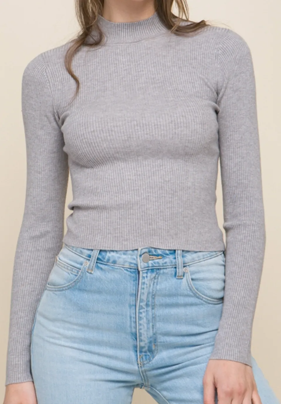 Mock Sweater Top ( 3 colors )