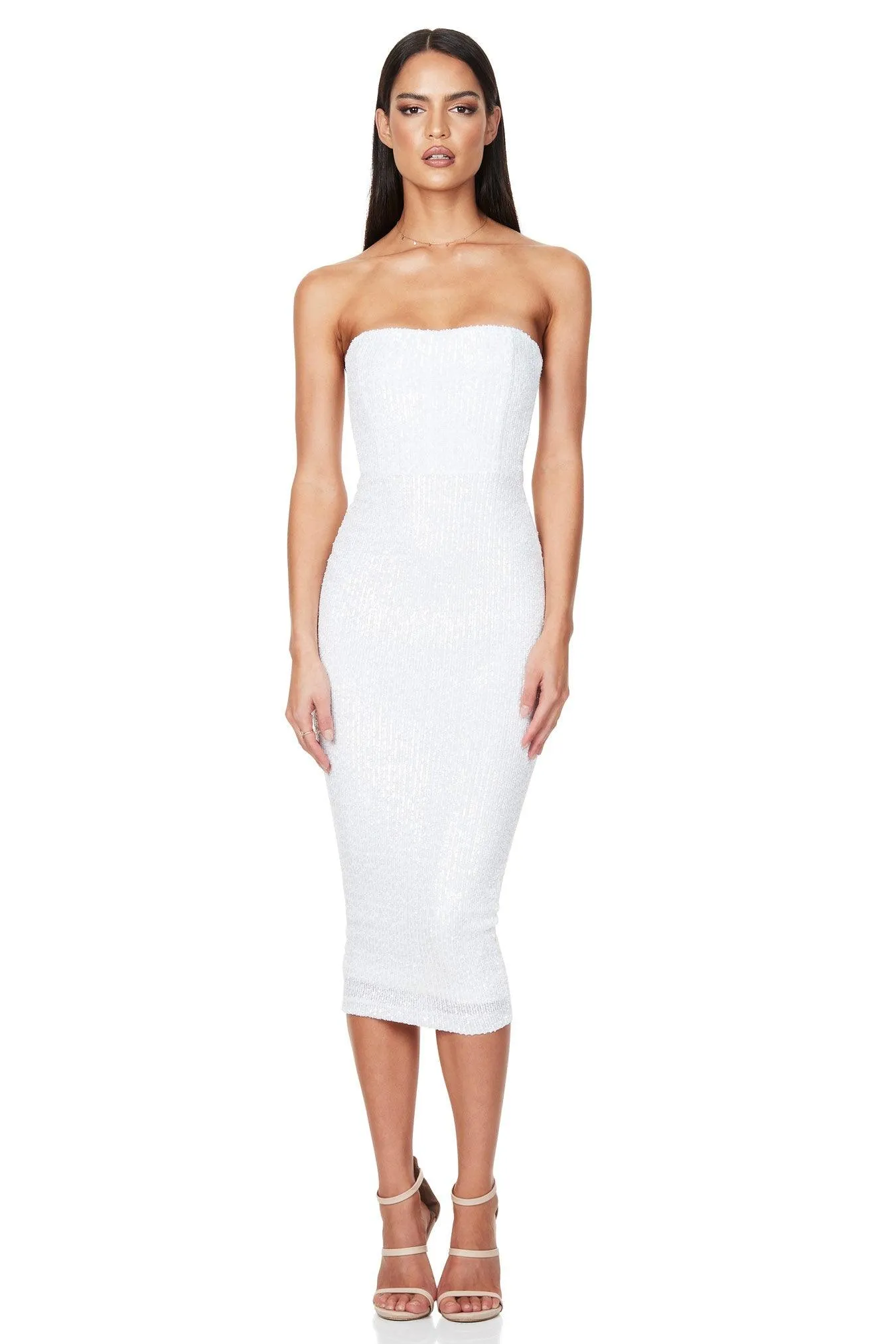 Nookie Fantasy Midi Dress - White