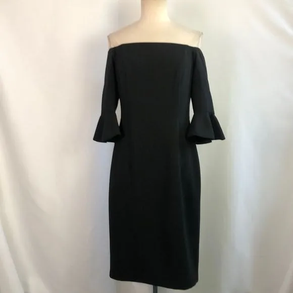 NWT BlackHalo Black Off Shoulder Dress