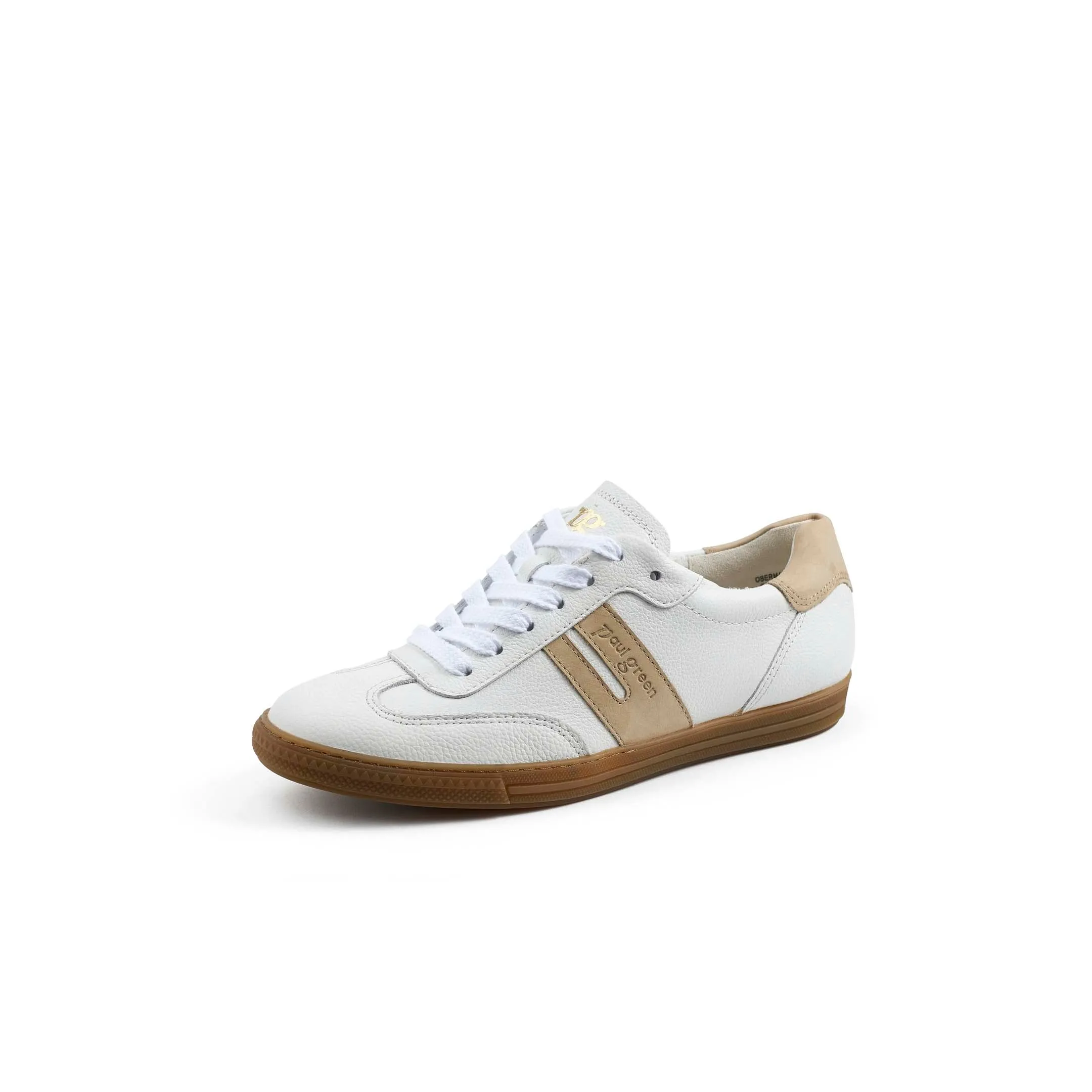 Paul Green White Leather Trainer 5350