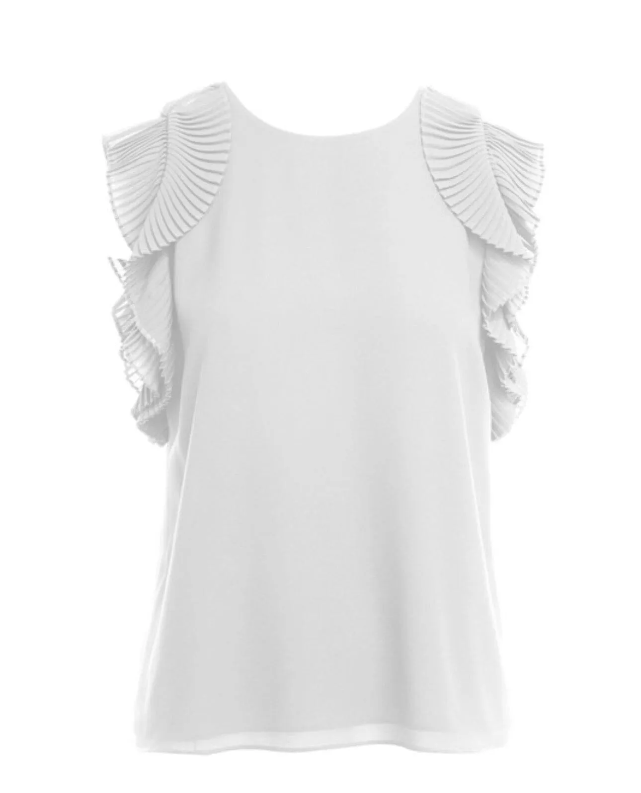 Pleated Perfected Top