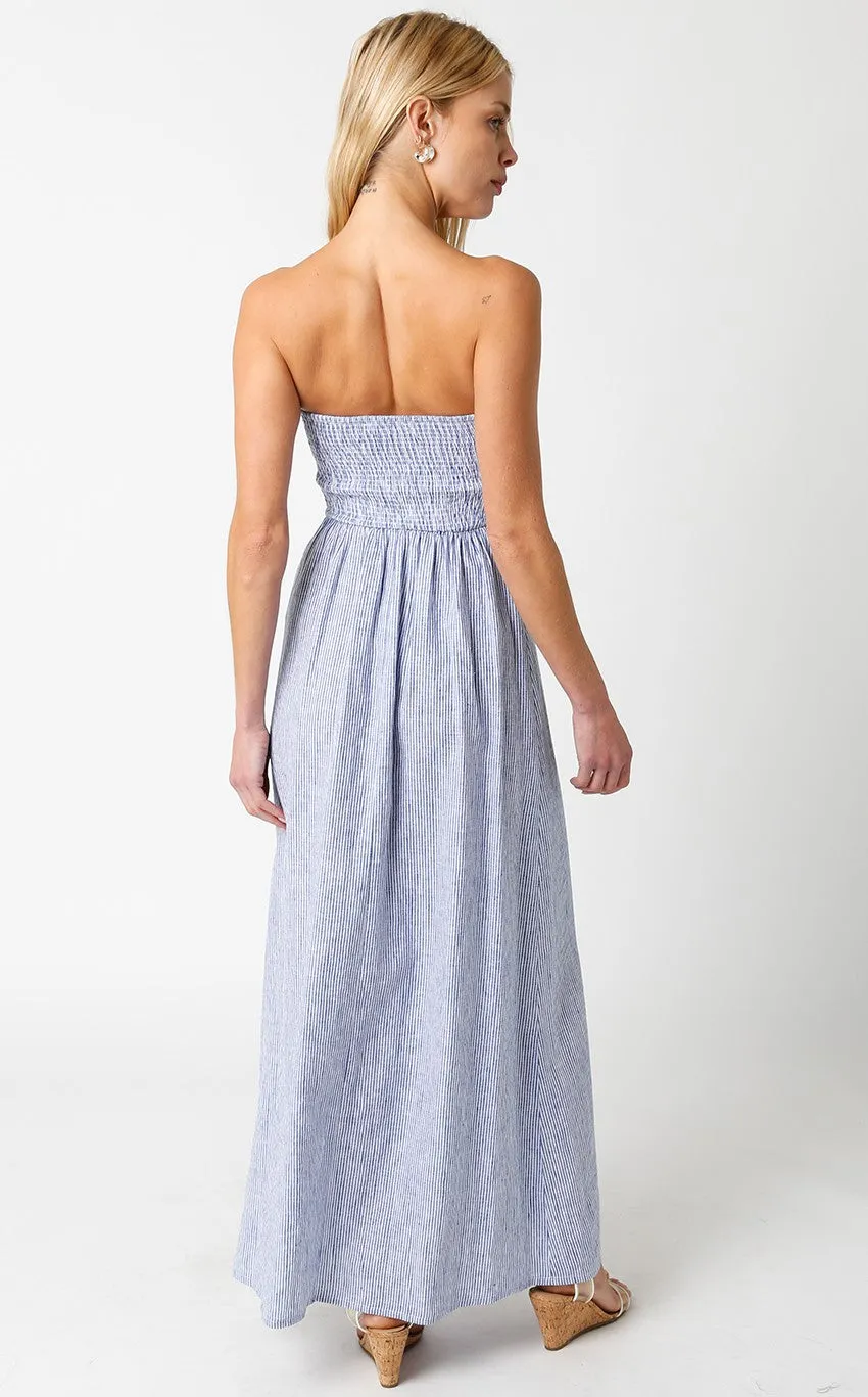 Polina Linen Maxi Dress