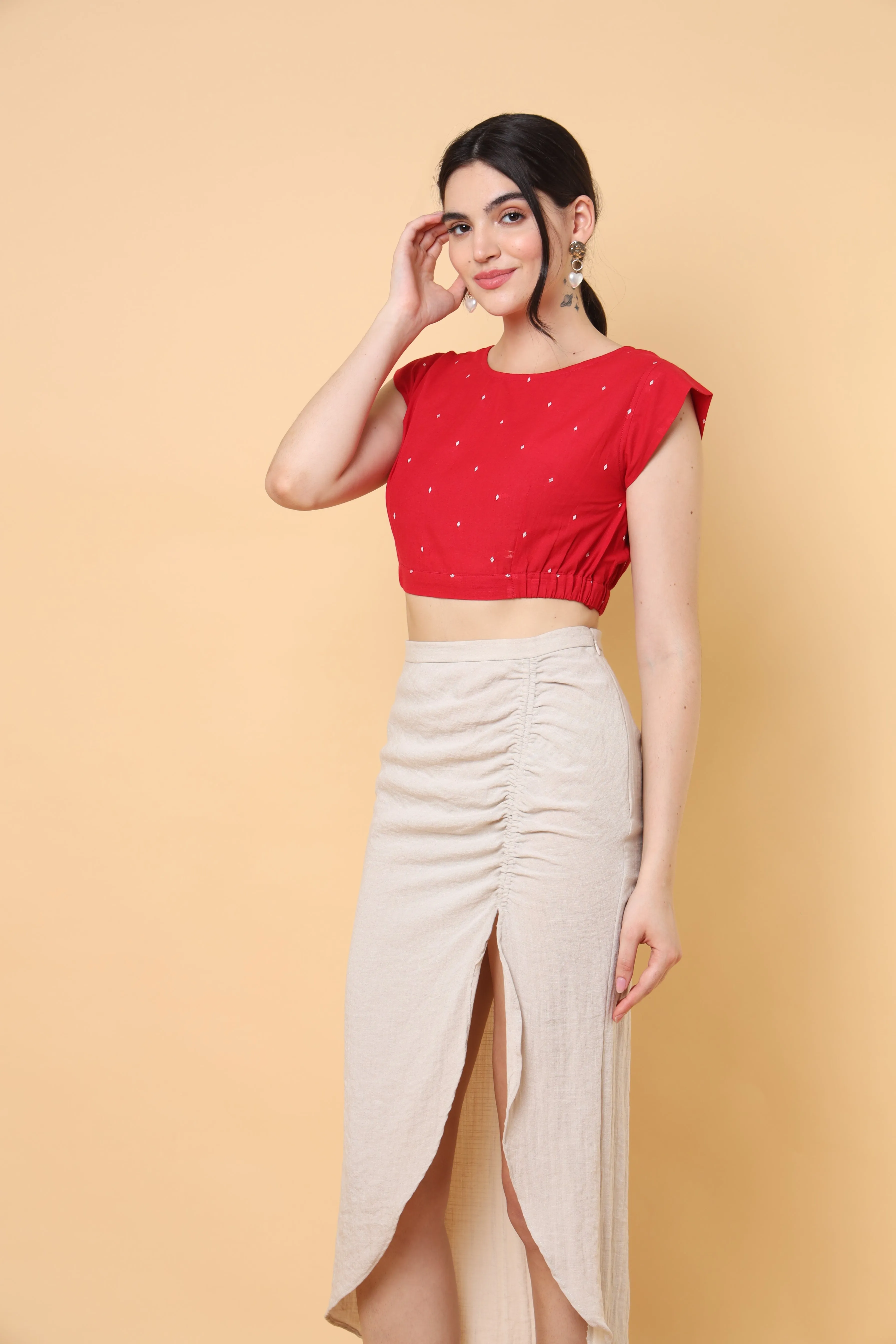 Red Poppy Top