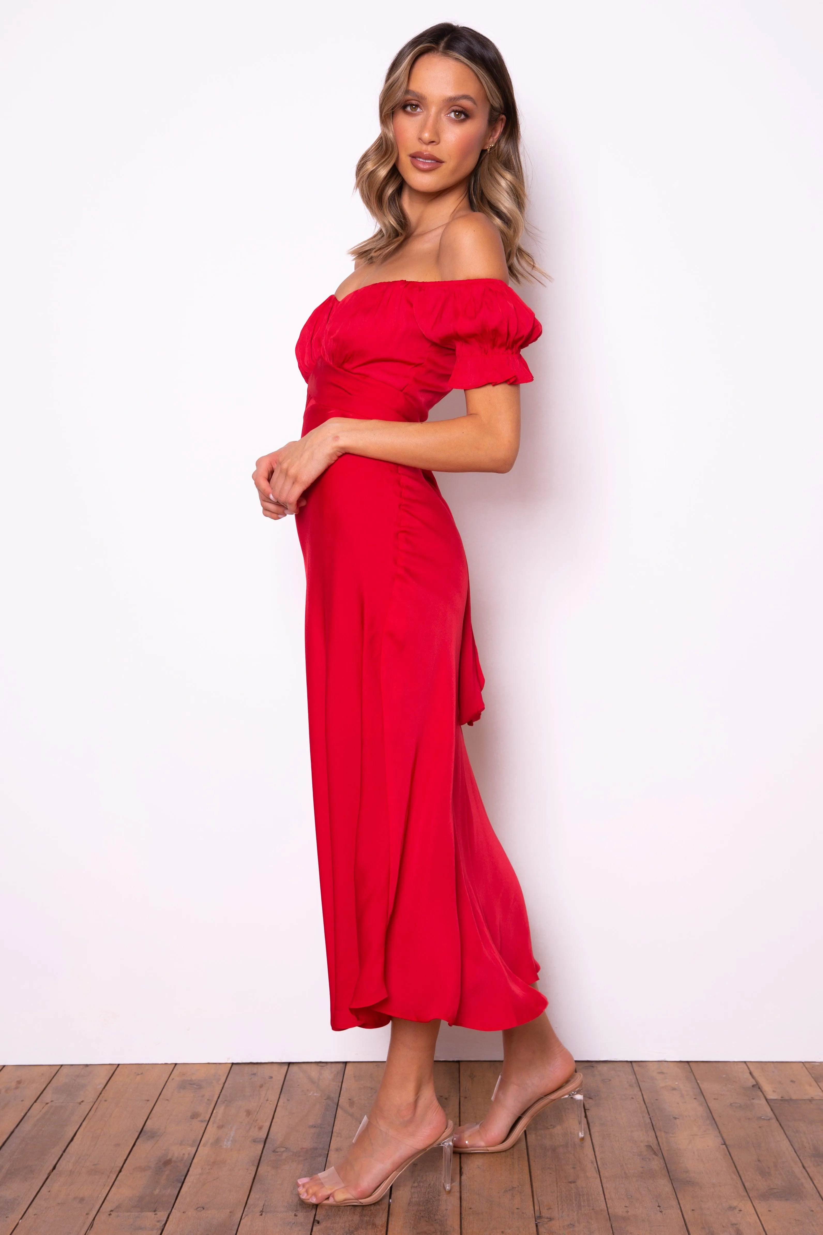 Samantha Dress - Red