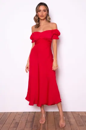 Samantha Dress - Red