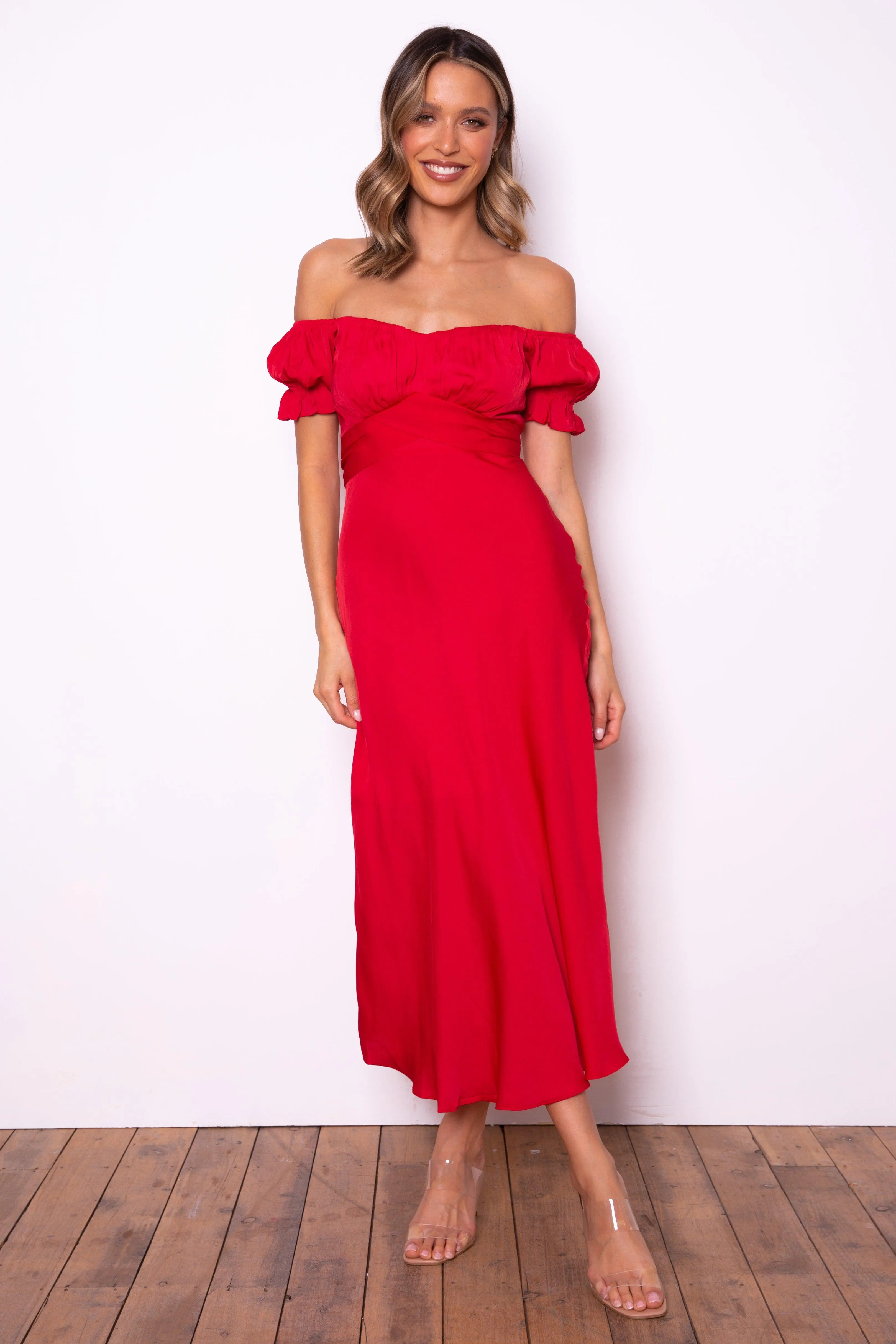 Samantha Dress - Red