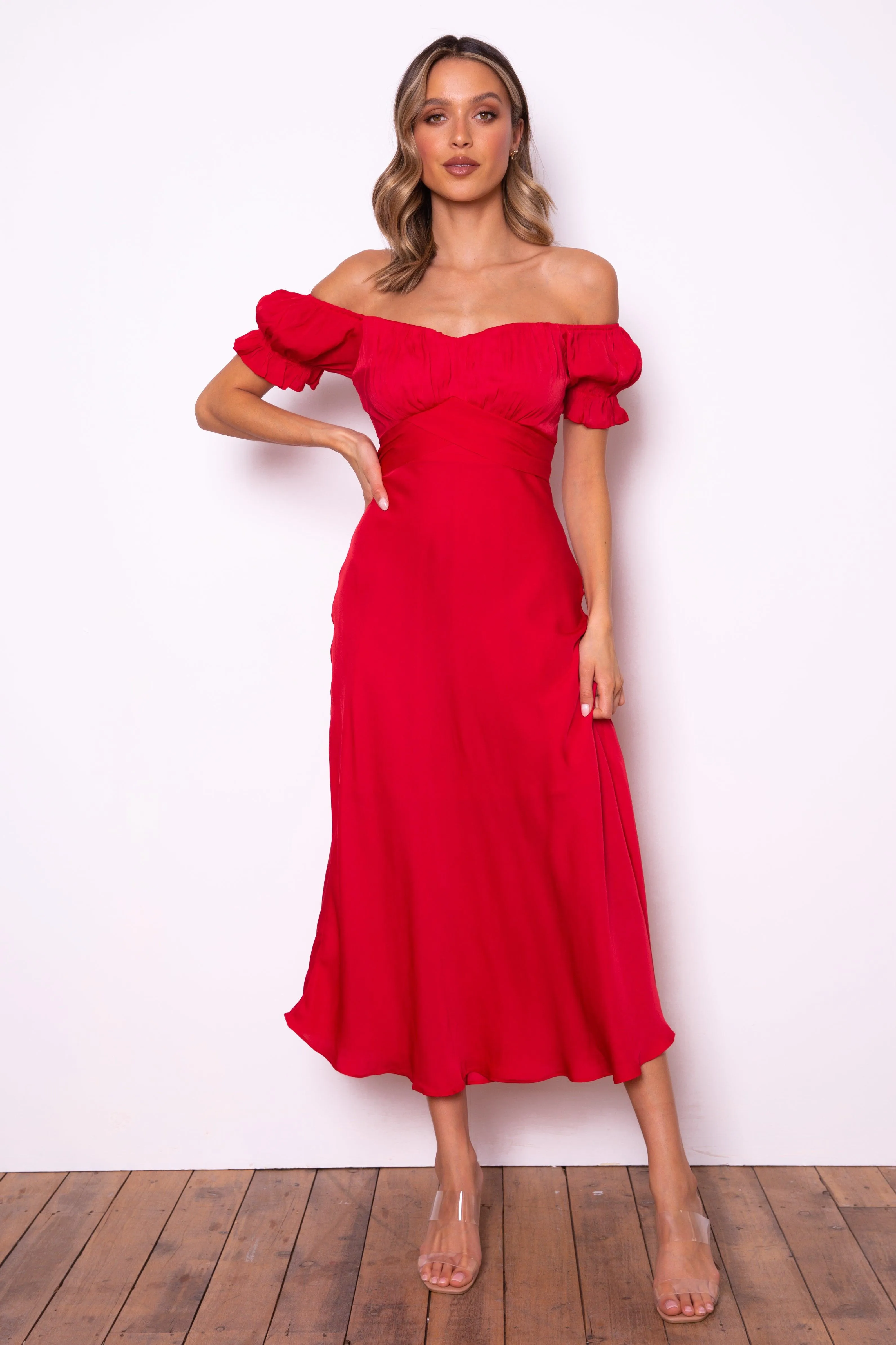 Samantha Dress - Red