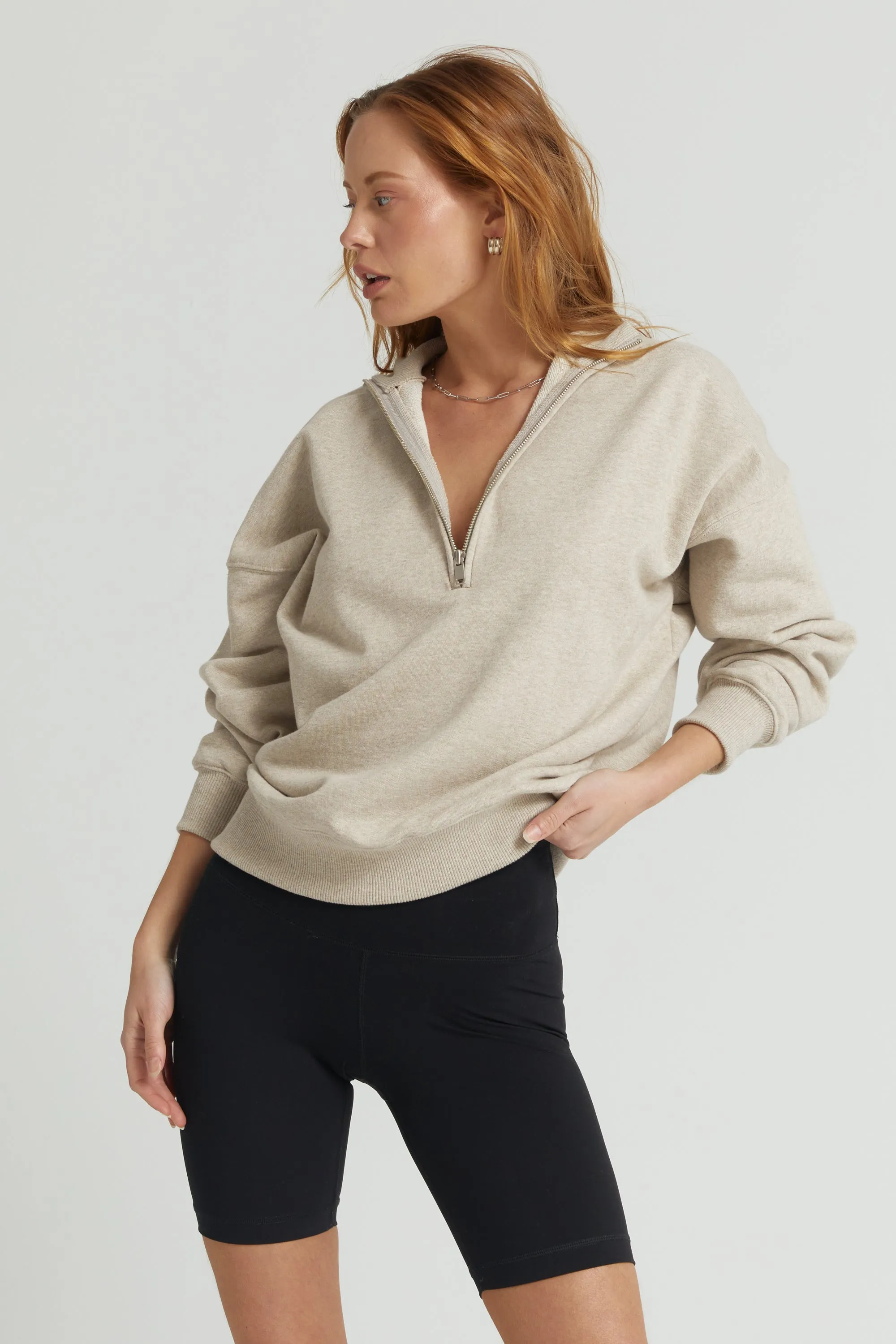 The 1/2 Zip Sweatshirt